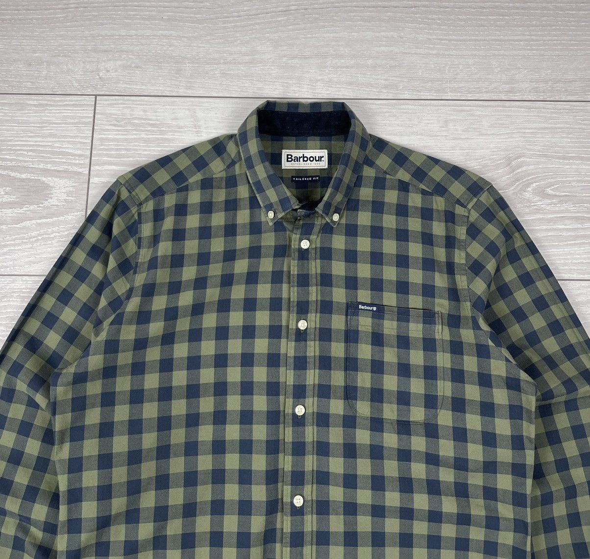 Barbour Barbour Tailored Oxford Heavy Checkered Shirt Size US M / EU 48-50 / 2 - 5 Thumbnail
