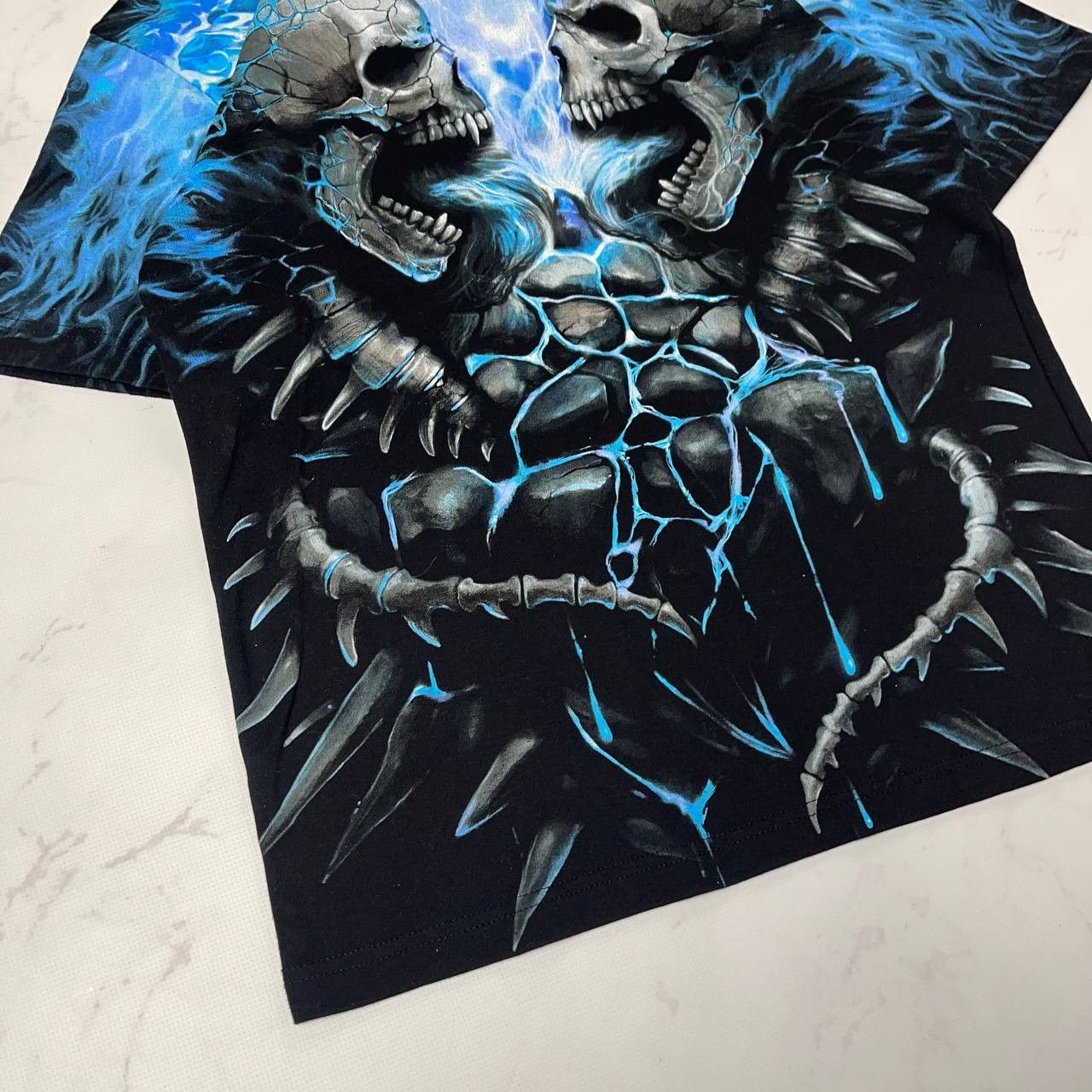 Vintage Affliction Vintage Affliction style flame skulls y2k tee Size US M / EU 48-50 / 2 - 9 Thumbnail