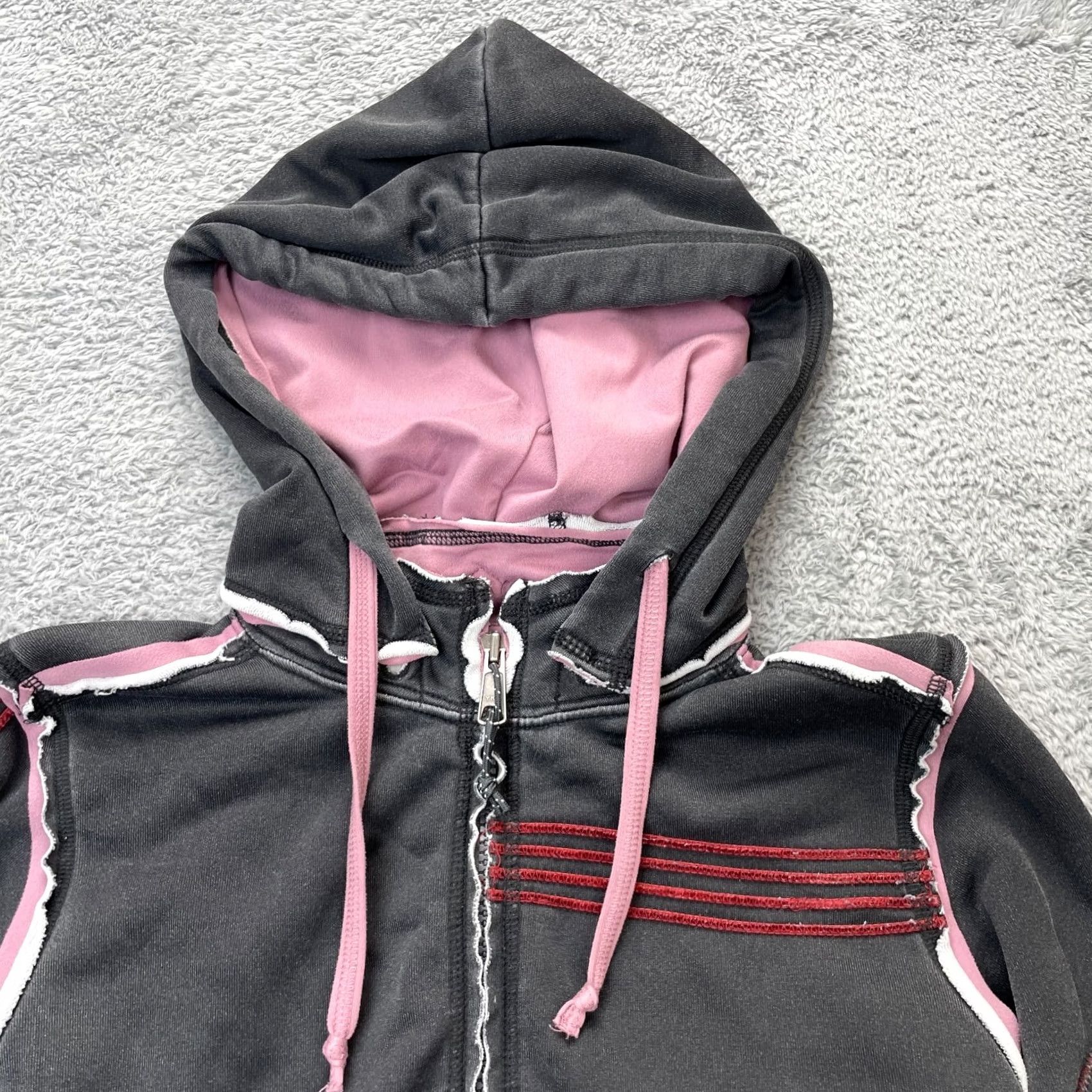 Mountain Hardwear Mountain Hardwear Jacket Womens Small Black Pink Hoodie Coat Full Zip Hiking Size S / US 4 / IT 40 - 7 Thumbnail