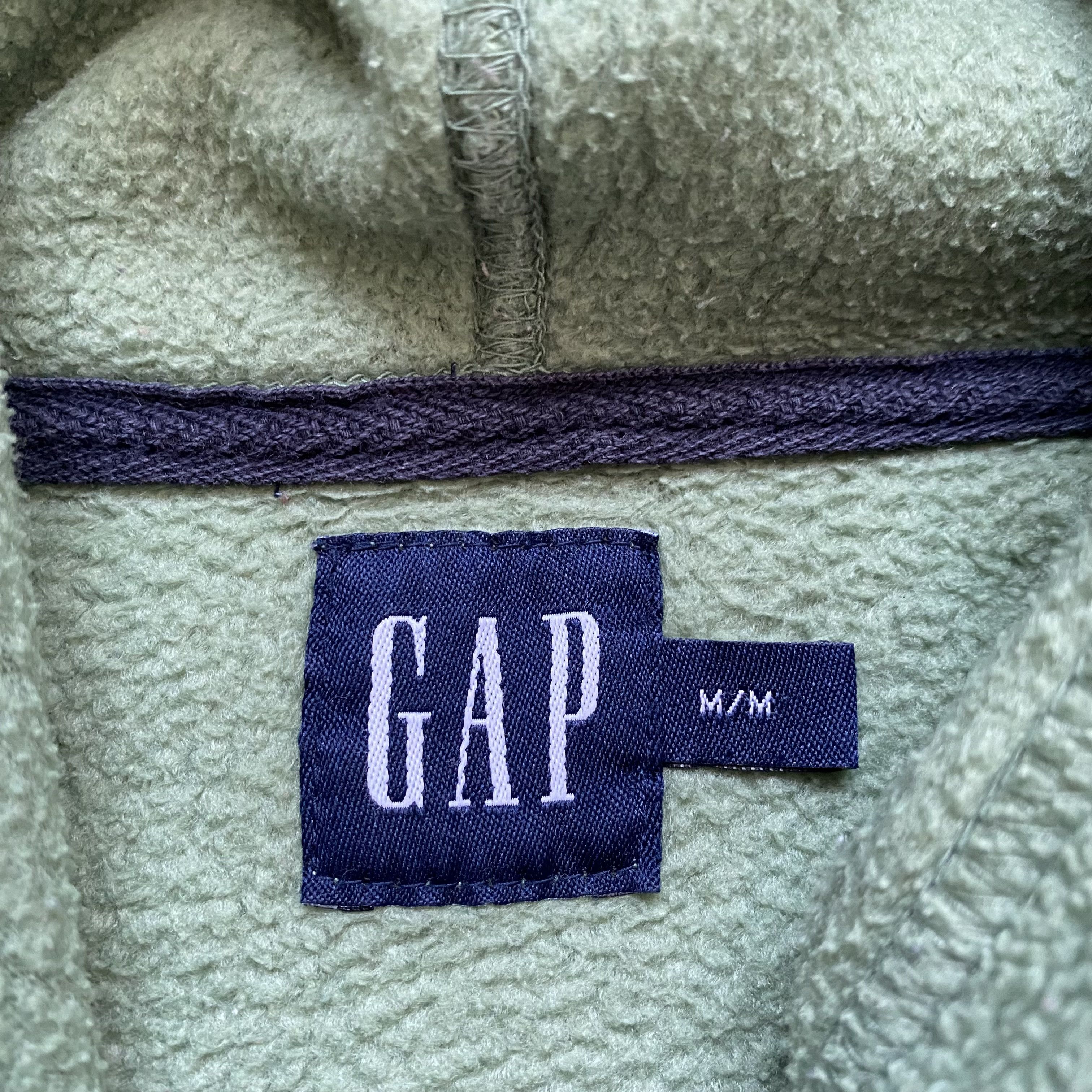 Gap Vintage 90s Gap fleece hoodie Y2K Center logo KOREA Size US M / EU 48-50 / 2 - 6 Thumbnail