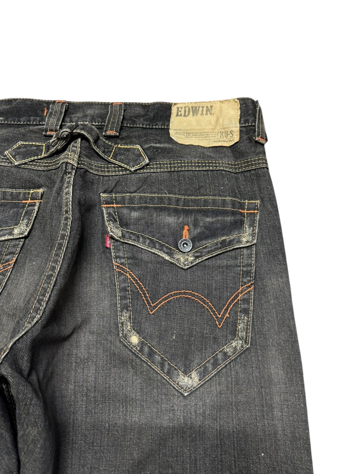 Edwin Exclusive Vintage Edwin 401XVS Denim Flare Jeans Size US 38 / EU 54 - 11 Thumbnail