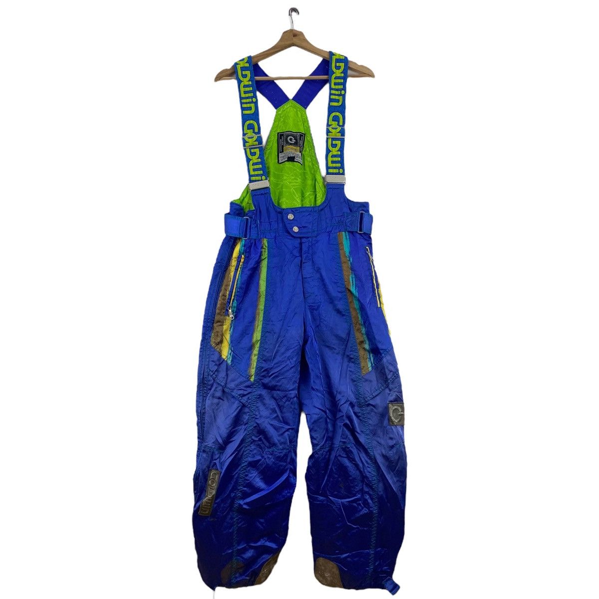 Goldwin GOLDWIN Embroidered Brand Hickory Stripes Design Winter Ski Size US 32 / EU 48 - 4 Thumbnail