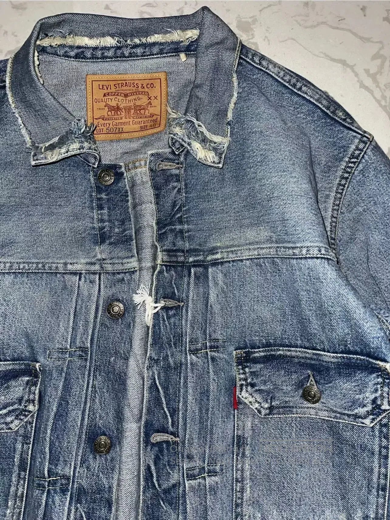 Levi's Vintage Clothing Levi's Vintage Denim Jacket 507XX. Size US XS / EU 42 / 0 - 6 Thumbnail