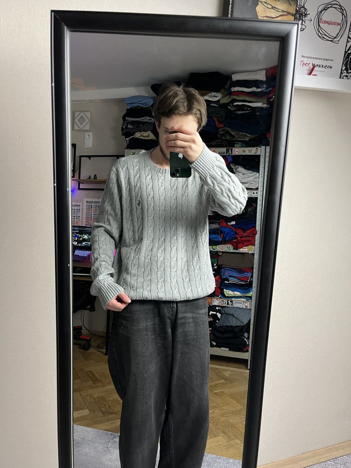 Polo Ralph Lauren Polo Ralph Lauren Cable Knit Sweater Luxury Men’s Size XL Size US XL / EU 56 / 4 - 2 Thumbnail