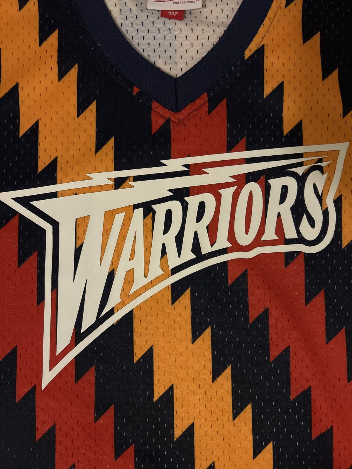 Mitchell & Ness Warriors x Mitchell & Ness Jersey Shirt Size US M / EU 48-50 / 2 - 2 Thumbnail