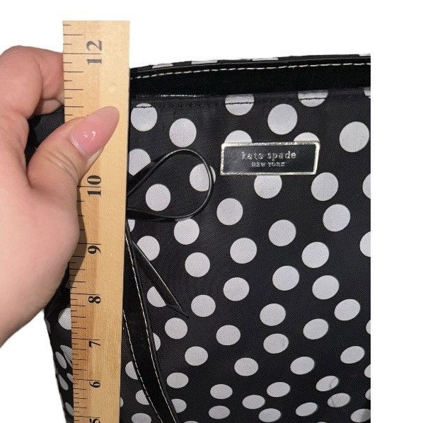 Kate Spade × Vintage VTG Y2K Kate Spade Mini Polk A Dot Tote with bow accent in Size ONE SIZE - 6 Thumbnail