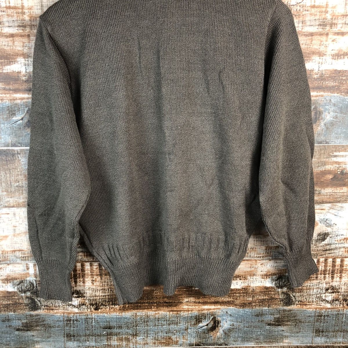 Japanese Brand DL Vinidia Dark Brown Cardigan Knitwear #C490 Size M / US 6-8 / IT 42-44 - 16 Thumbnail