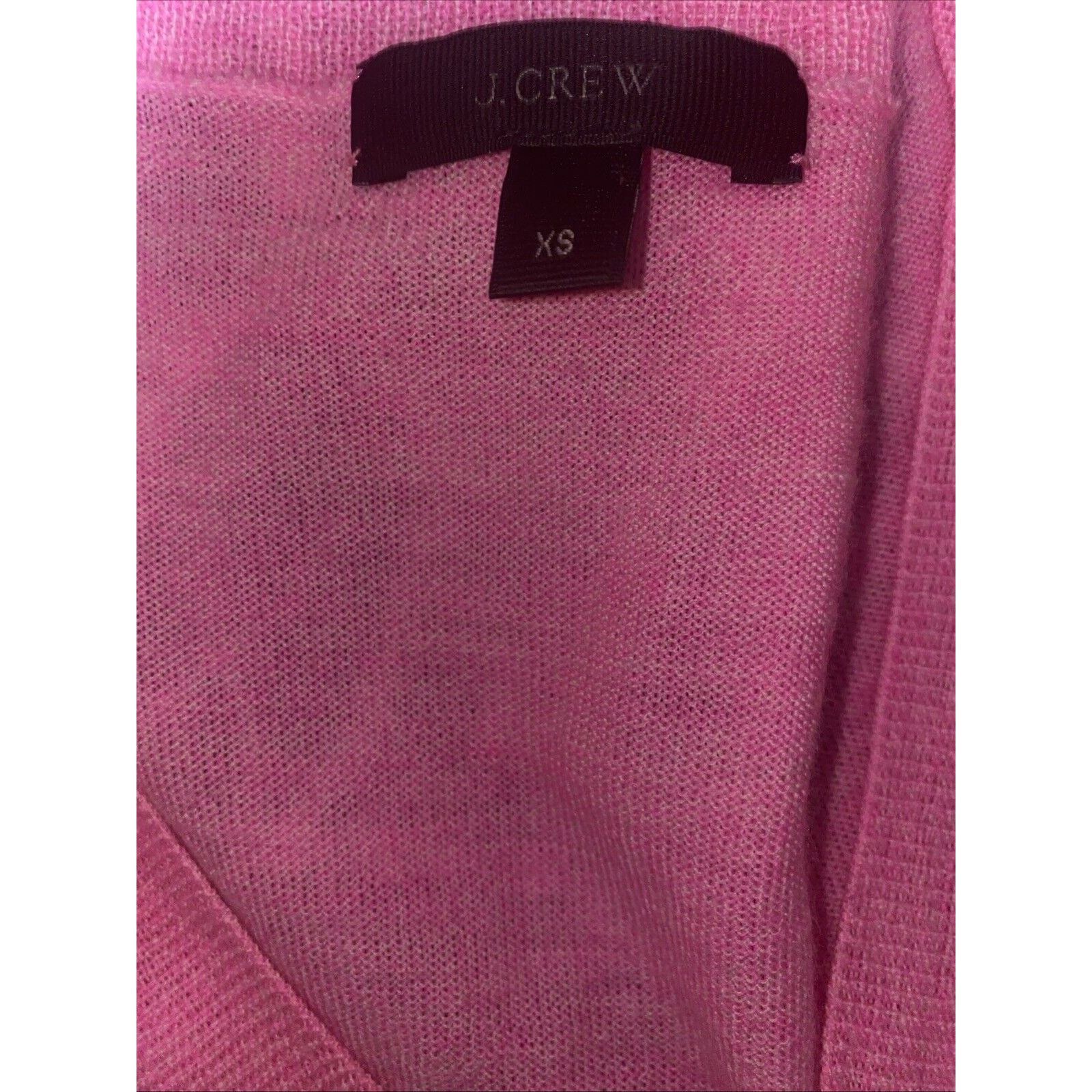 J.Crew J Crew Sweater Pink V Neck 100% Merino Wool Size XS Size XS / US 0-2 / IT 36-38 - 5 Thumbnail
