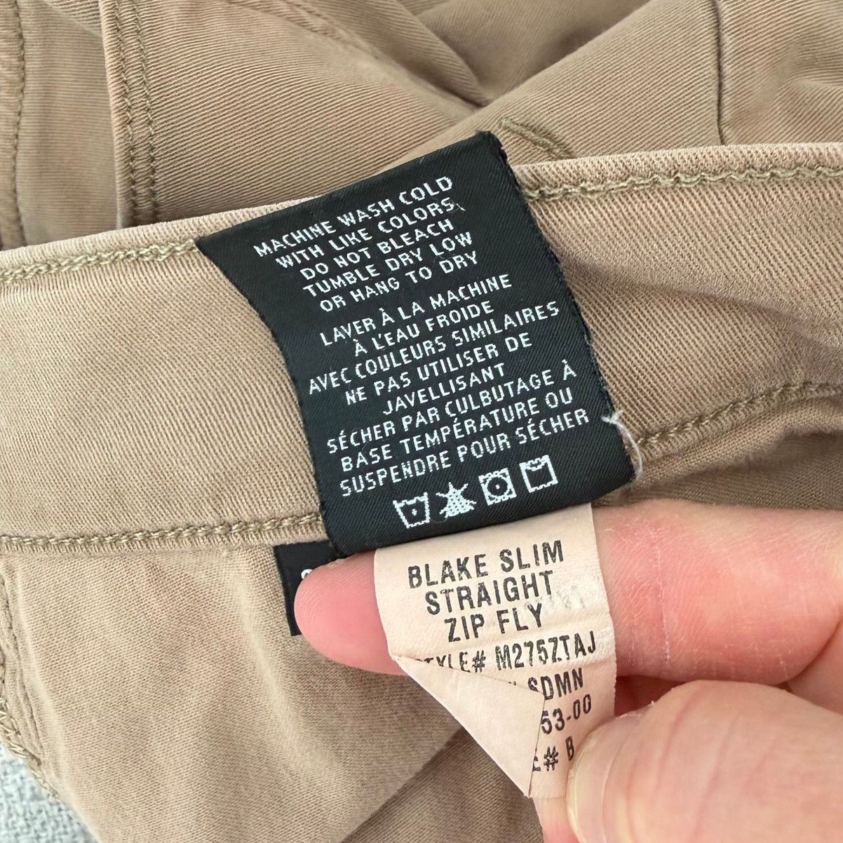 Hudson Hudson Tan Blake Slim Straight Zip Fly Jeans Sz 36 Size US 36 / EU 52 - 4 Thumbnail