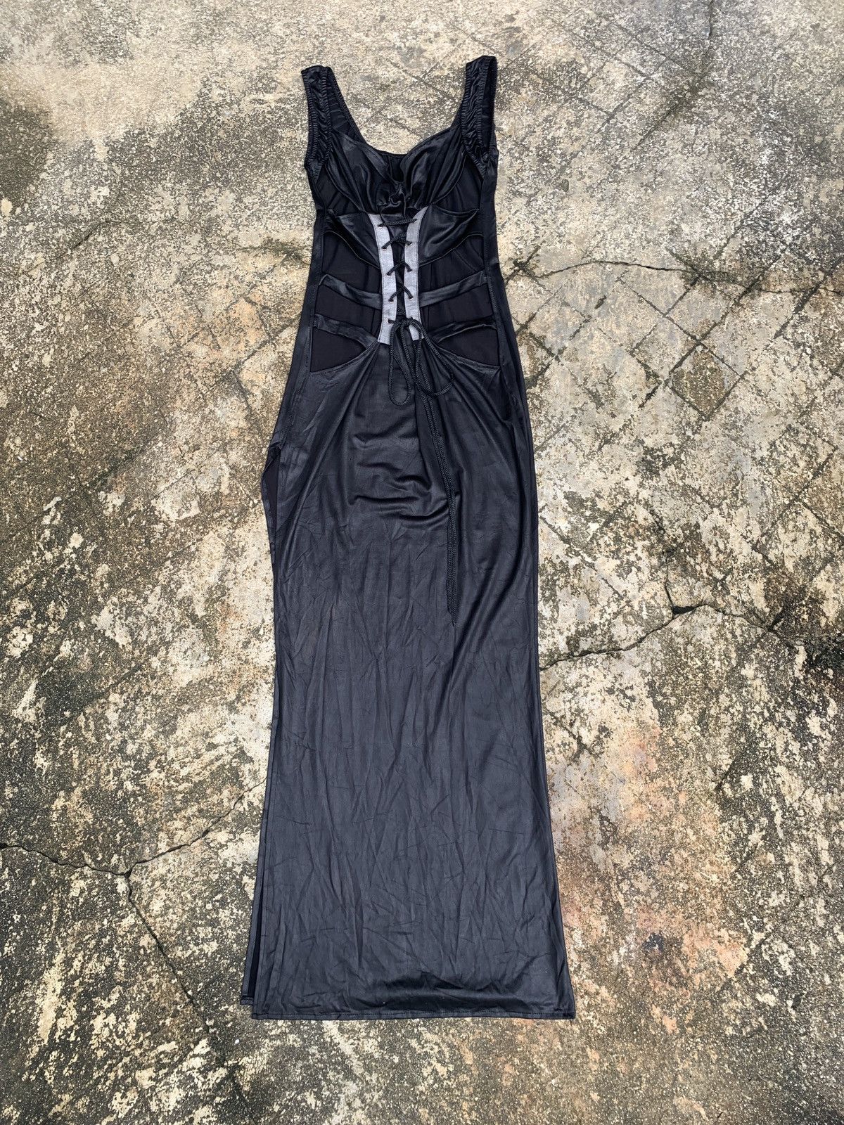 Japanese Brand × Seditionaries Sexywear Elastane Black See Though Lace Tank Dress Size S / US 4 / IT 40 - 1 Thumbnail