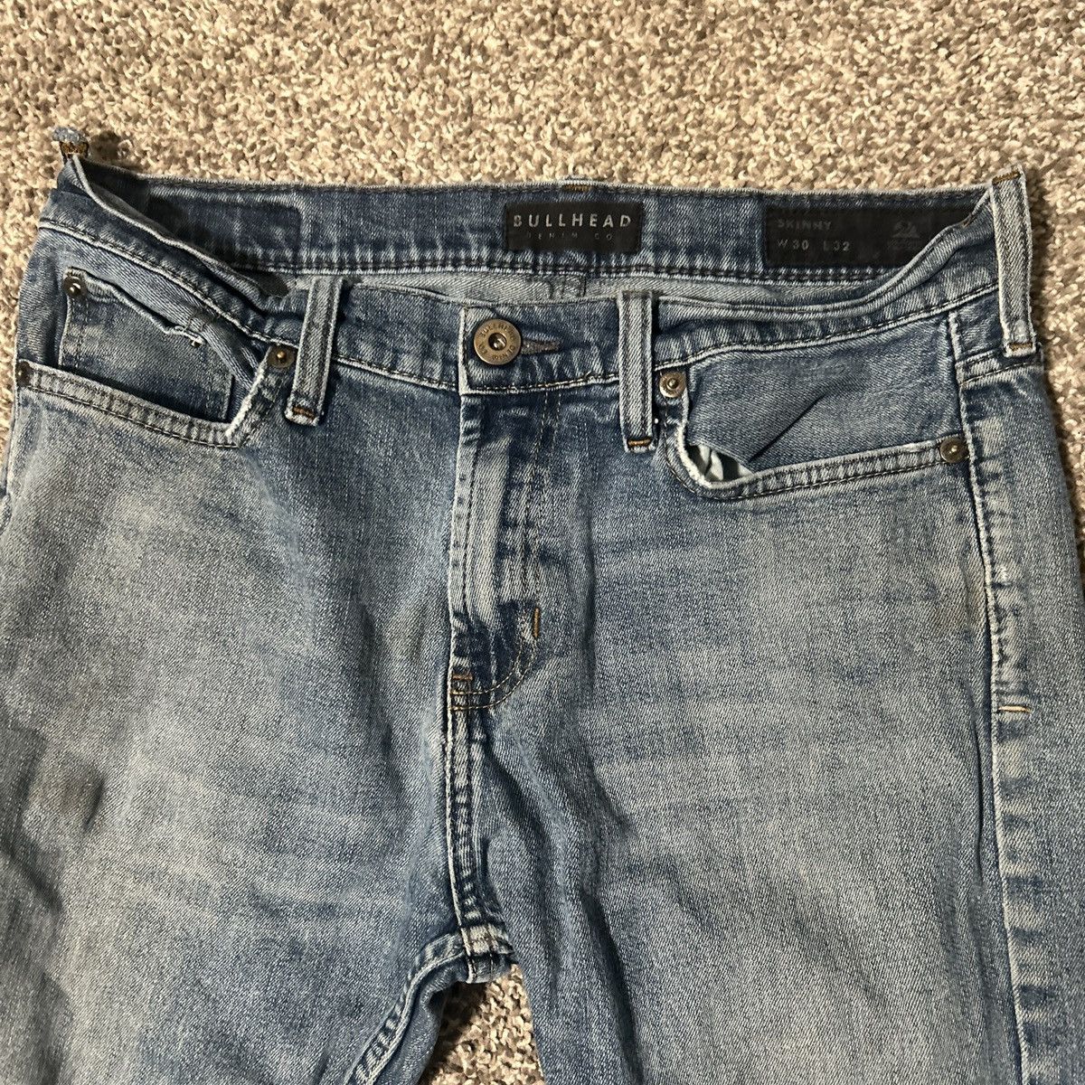 Bullhead Denim Co. The Bullhead Denim Co. Men's Slim Straight Leg size W30xL32 Size US 30 / EU 46 - 3 Thumbnail