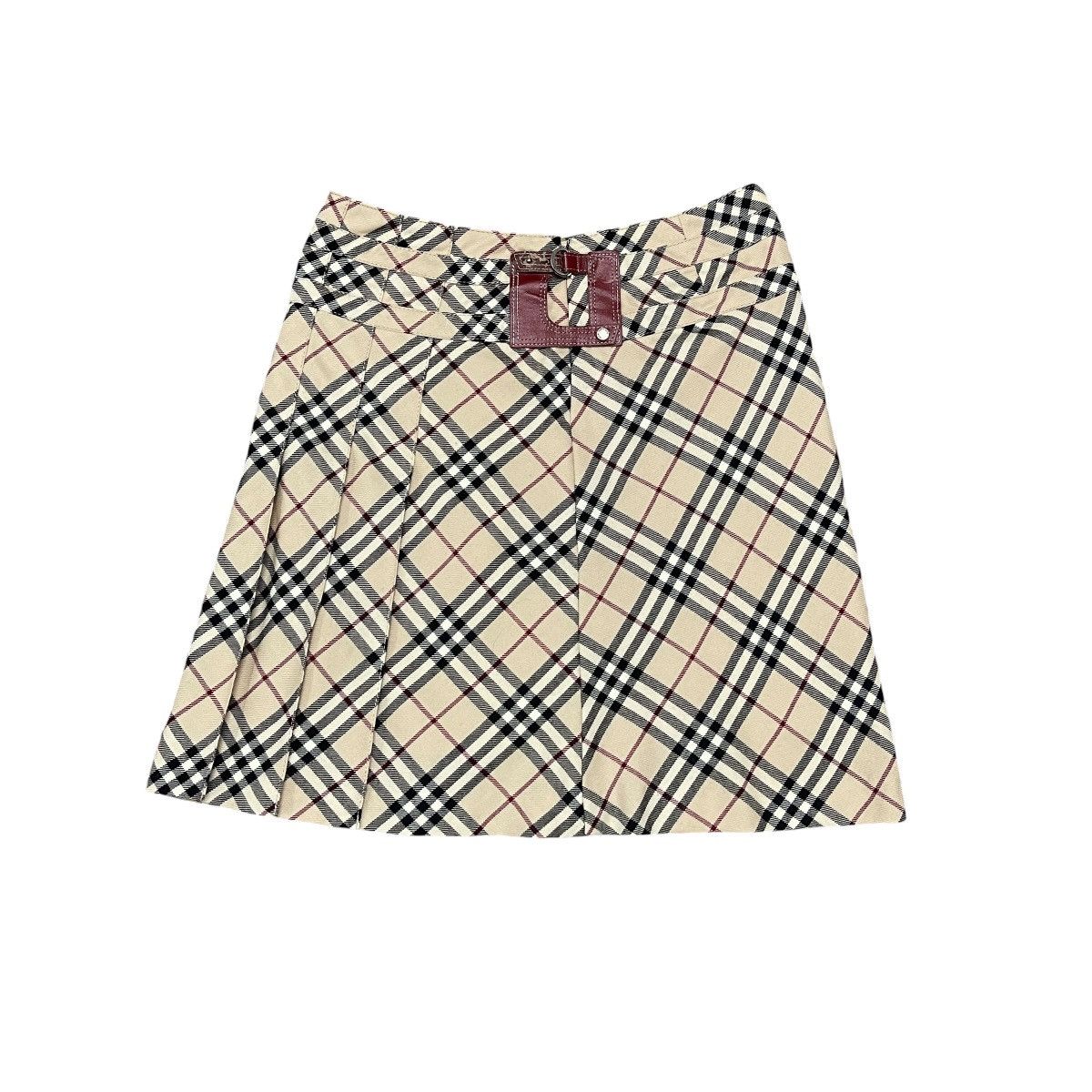 Burberry Burberry Blue Label Skirt Nova Check Denim Belt | Grailed