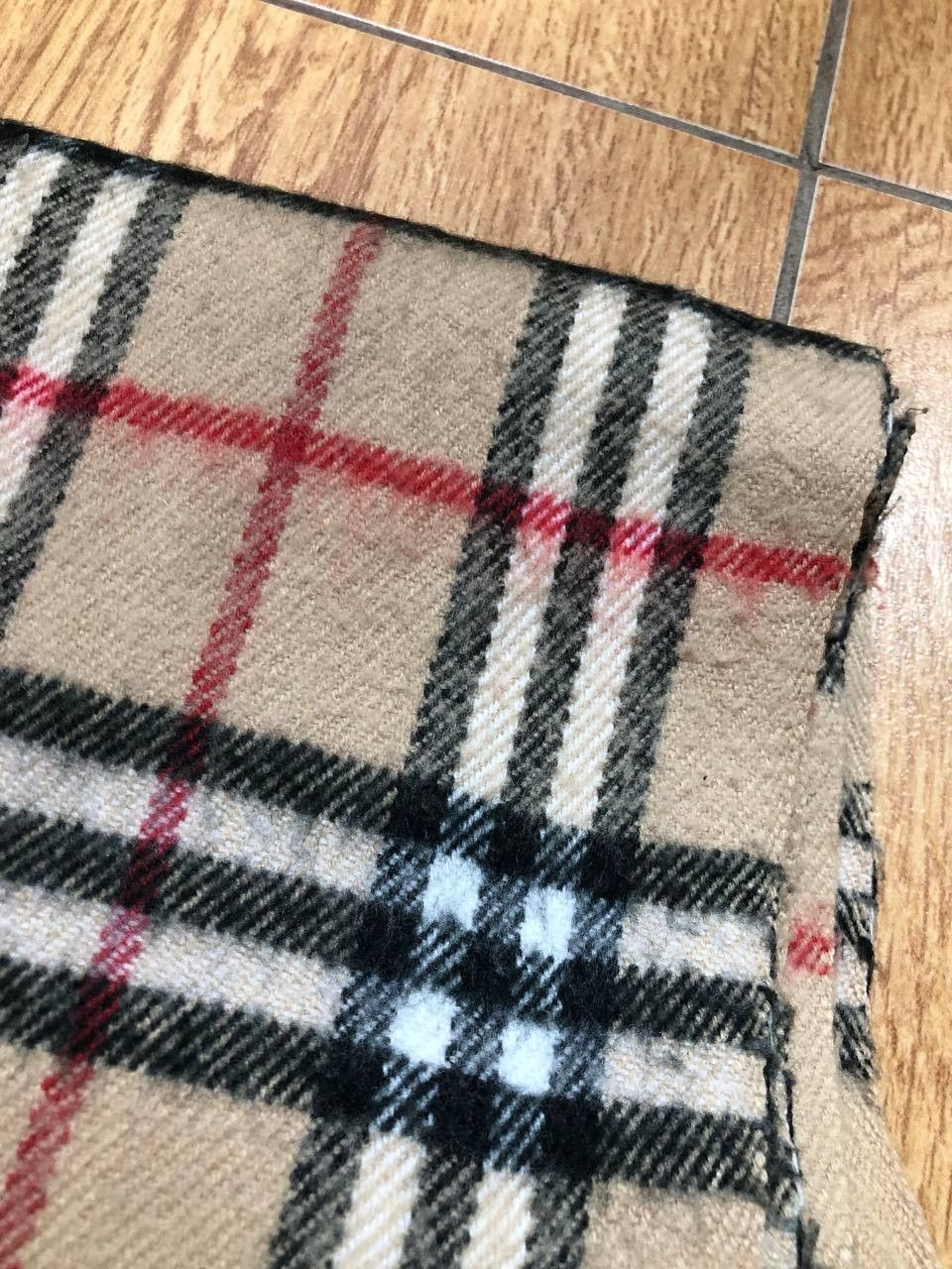 Burberry Burberry Tan Nova Check Cashmere Scarf Size ONE SIZE - 5 Thumbnail
