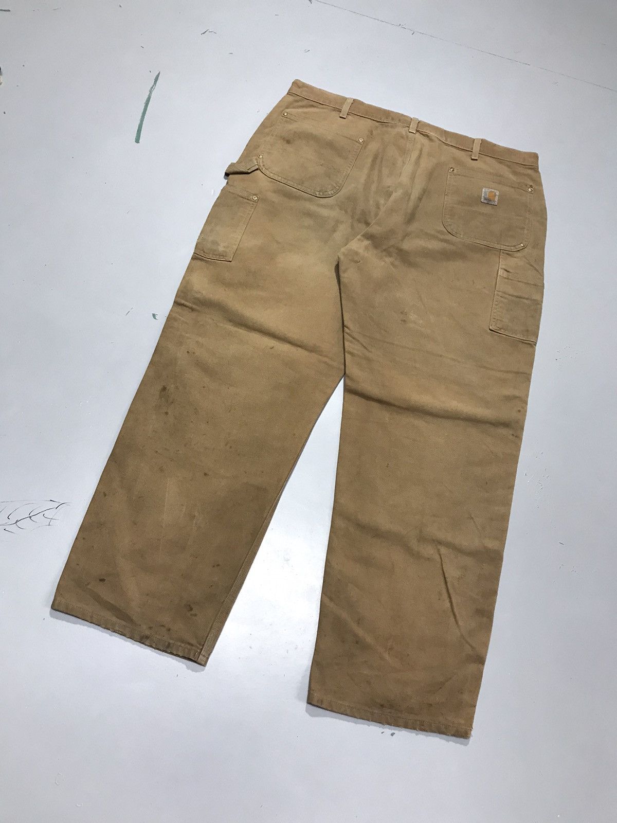 Carhartt Vintage Carhartt B01 BRN double knee dusty workwear Size US 40 / EU 56 - 8 Thumbnail