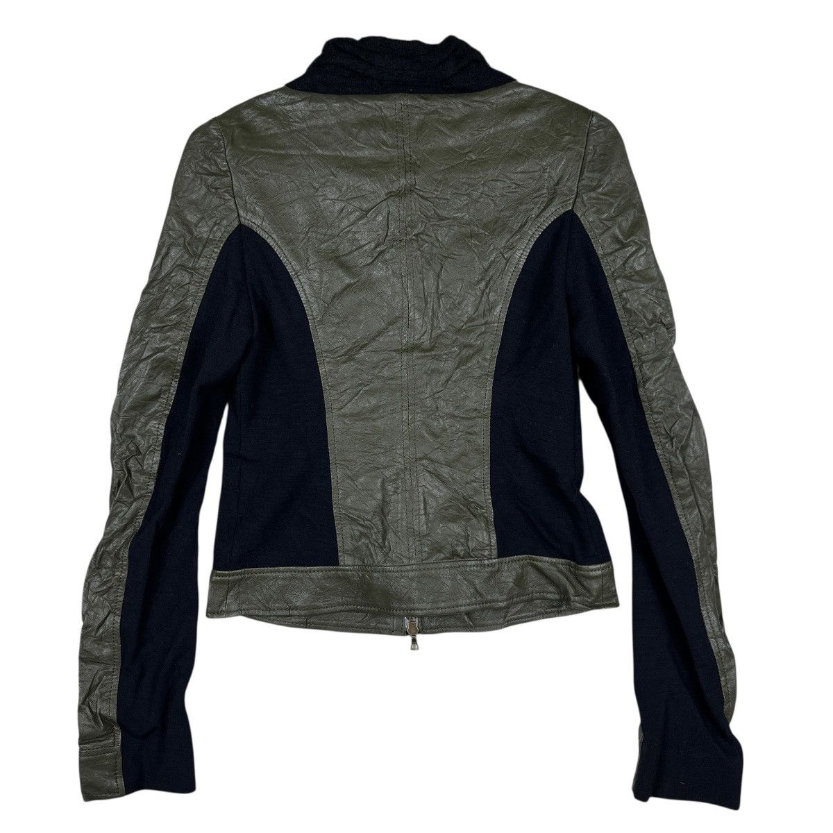 Richard Chai Richard Chai Hybrid Leather Bono Zipper Jacket Size S / US 4 / IT 40 - 8 Thumbnail