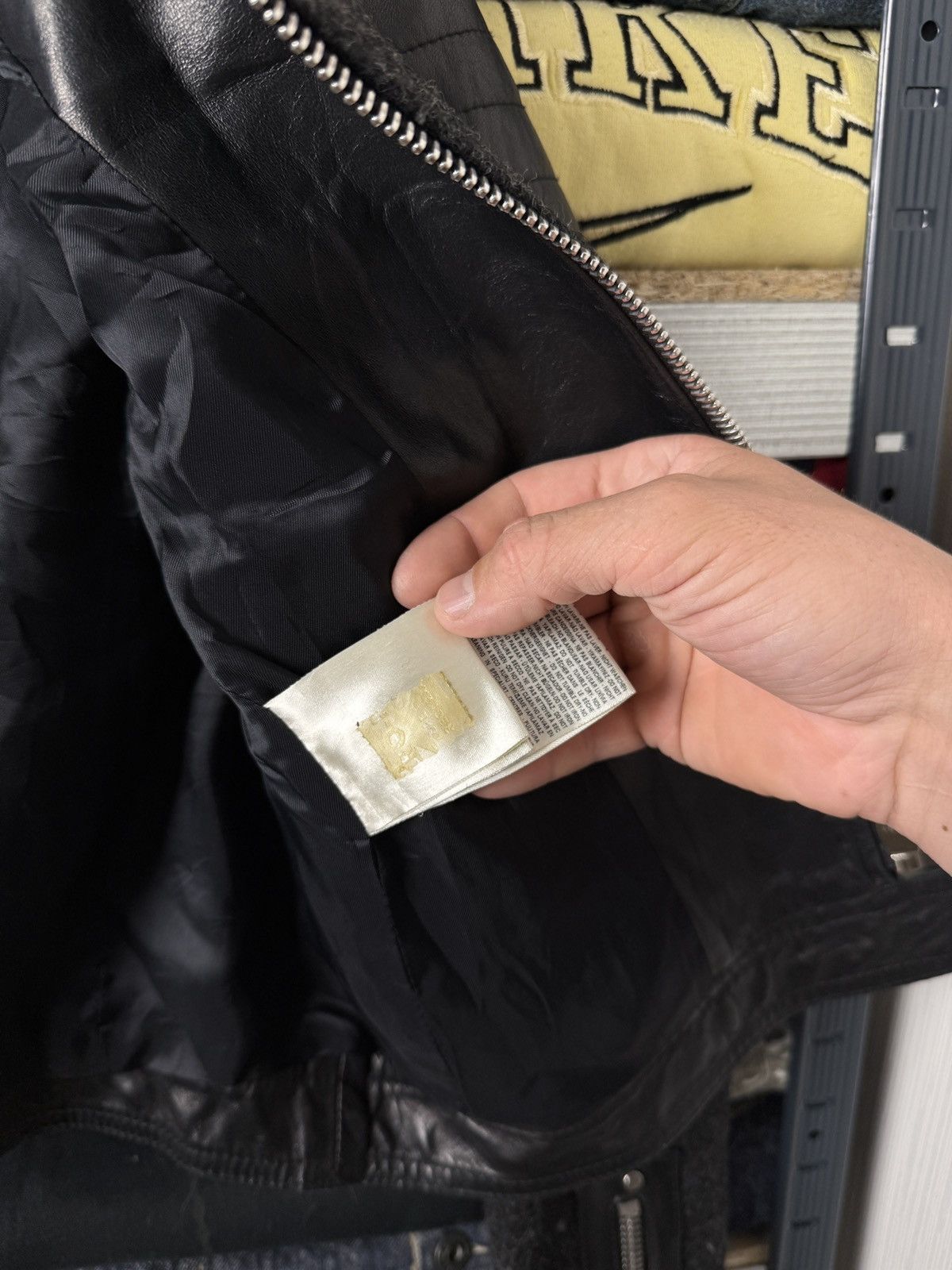 Diesel Black Gold Diesel Black Gold wool + leather biker moto jacket Size XS / US 0-2 / IT 36-38 - 13 Thumbnail