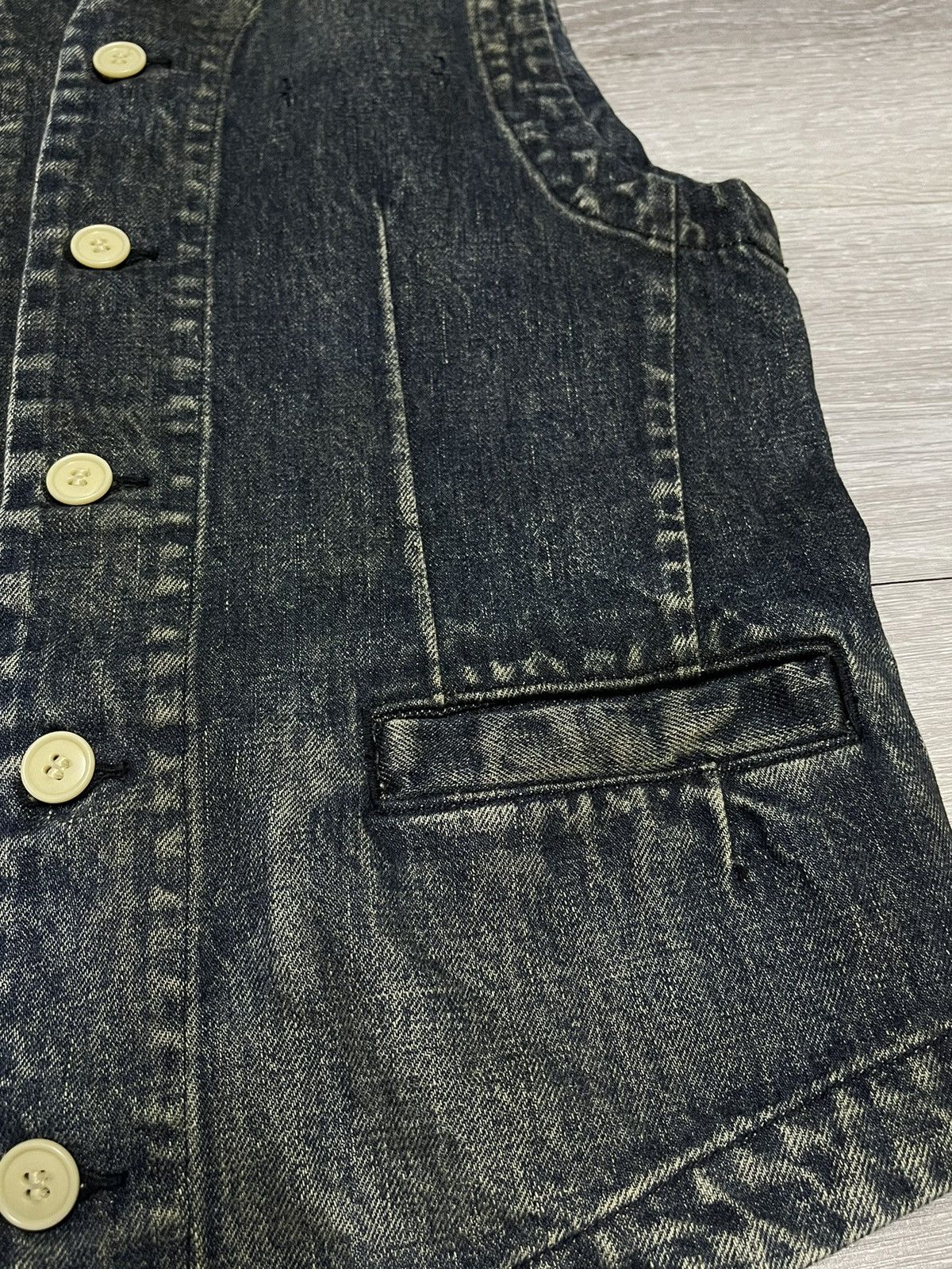 Japanese Brand × Number (N)ine Number Nine Denim Vest Size US S / EU 44-46 / 1 - 4 Thumbnail