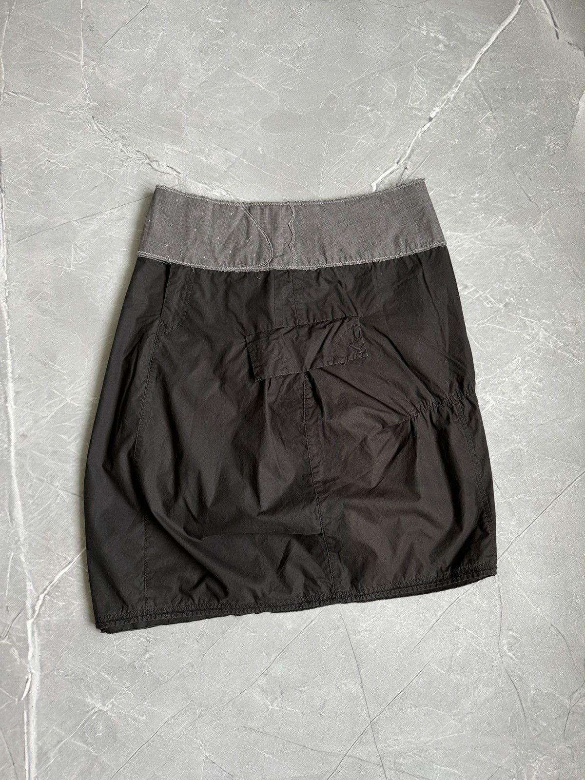 Marithe + Francois Girbaud VTG Marithe Francois Girbaud Cargo Midi Skirt Avantgarde Y2k Size 28" / US 6 / IT 42 - 2 Thumbnail