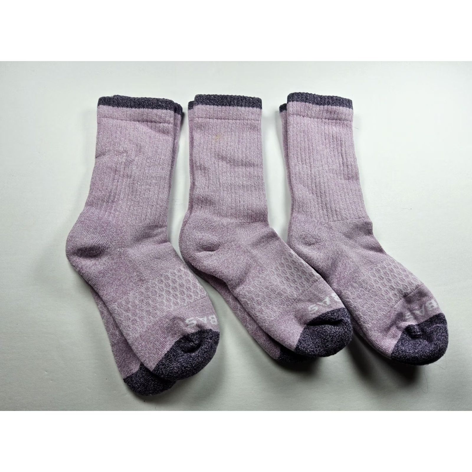 Vintage Bombas Crew Socks Size S Lot Of 3 Pairs Marled Size ONE SIZE - 2 Thumbnail