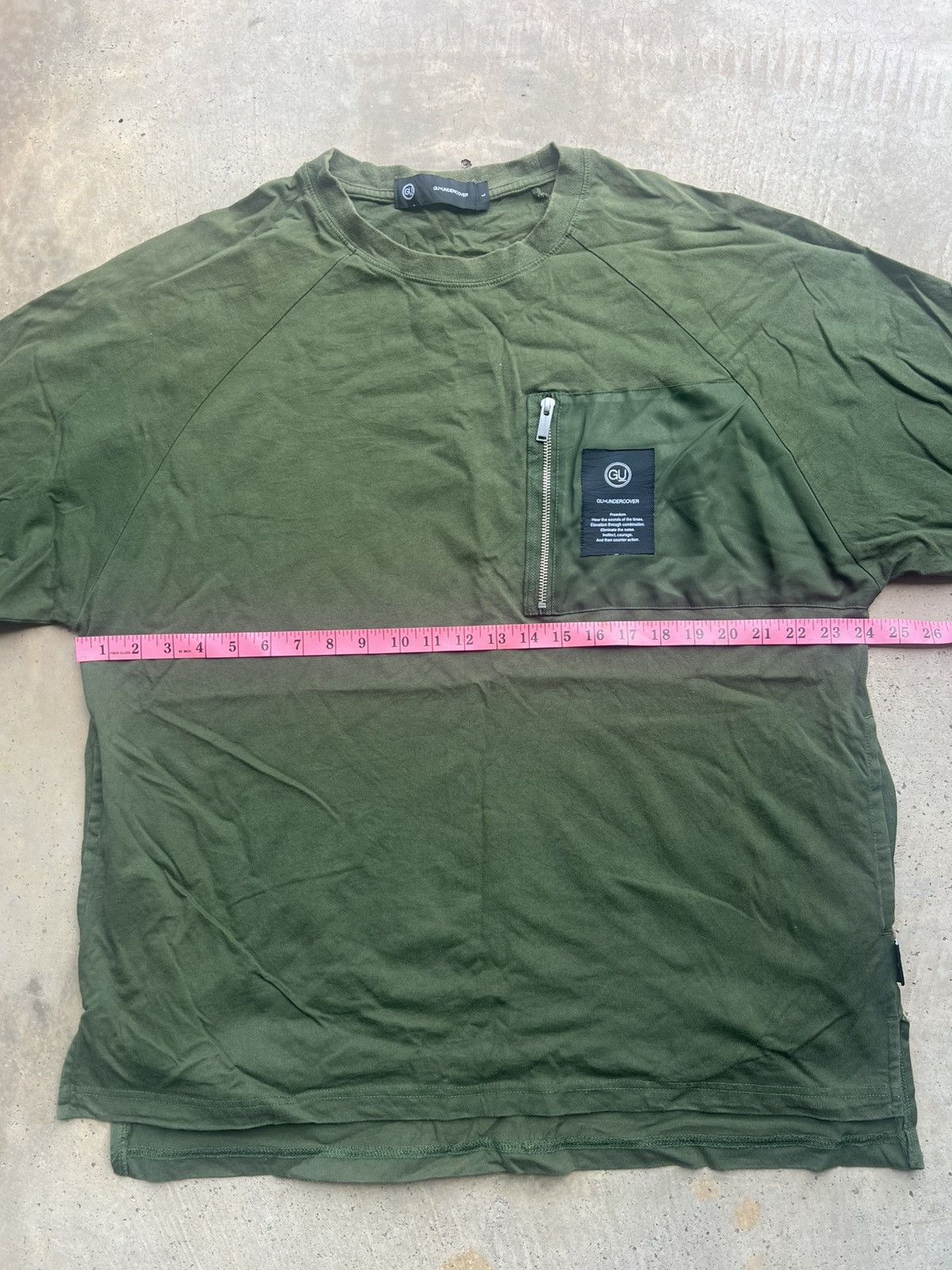 GU GU x Undercover Pocket Tee Size US L / EU 52-54 / 3 - 12 Thumbnail