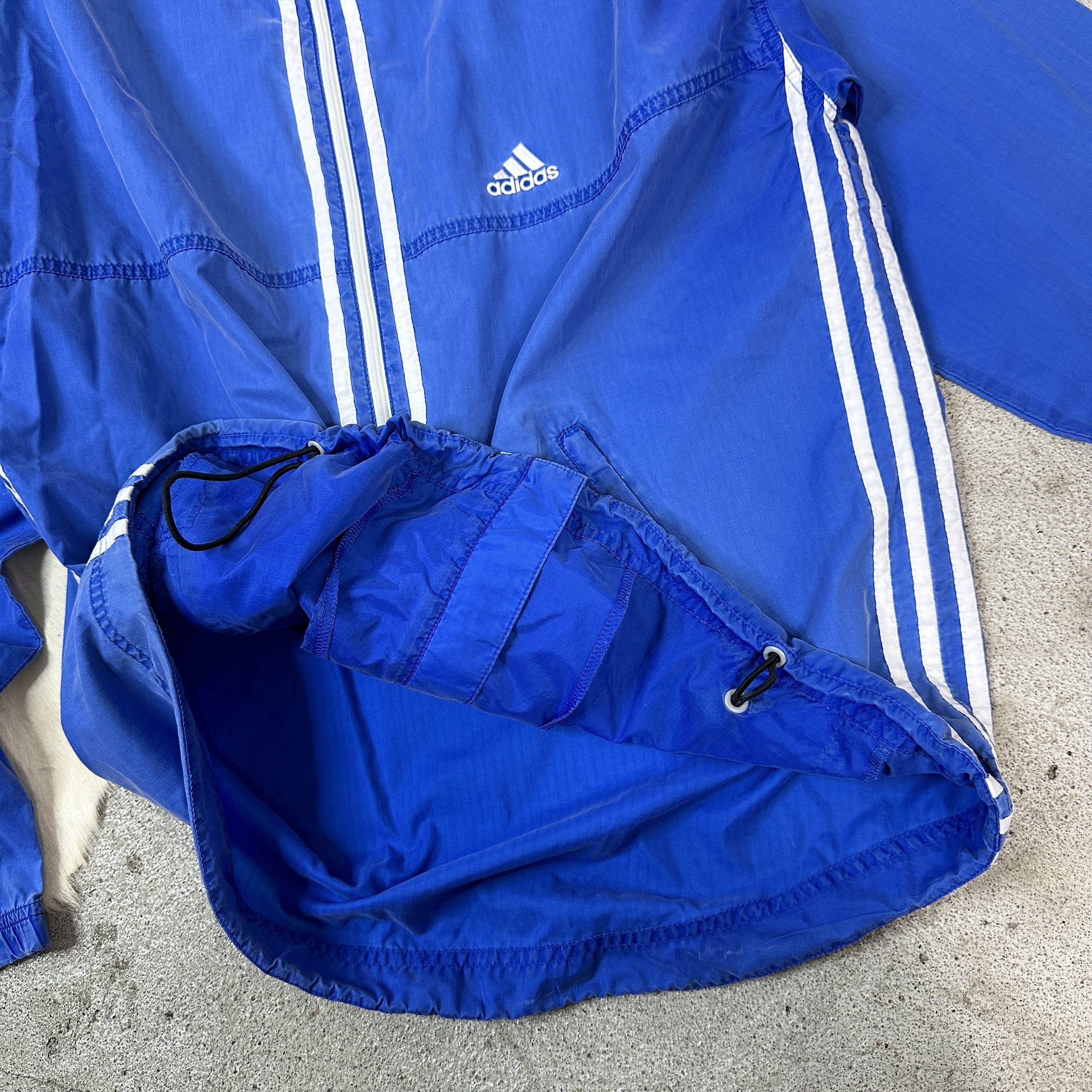 Adidas × Vintage Vintage Adidas Windbreaker Jacket Size US L / EU 52-54 / 3 - 3 Thumbnail