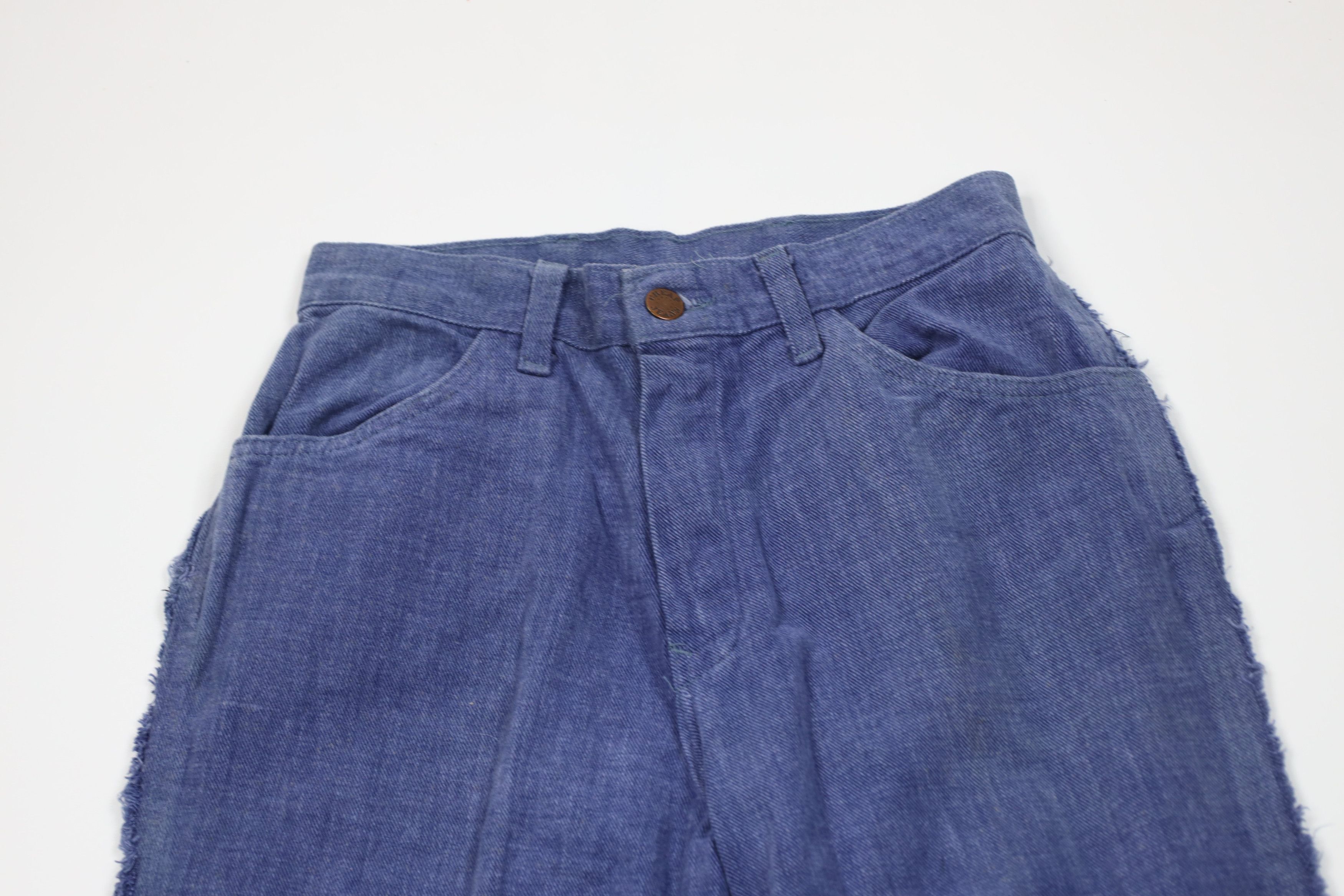 Vintage Vintage 70s Streetwear Cloth Bell Bottoms Jeans Blue USA Size 26" / US 2 / IT 38 - 2 Thumbnail
