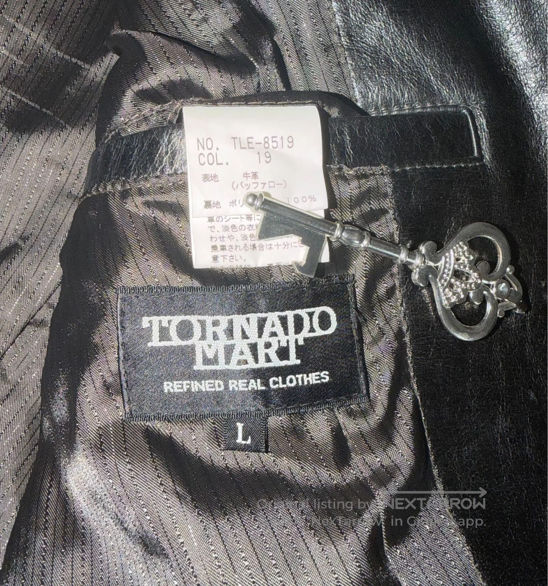 Tornado Mart Tornado Mart Leather Blazer Suit Jacket. Size US L / EU 52-54 / 3 - 7 Thumbnail