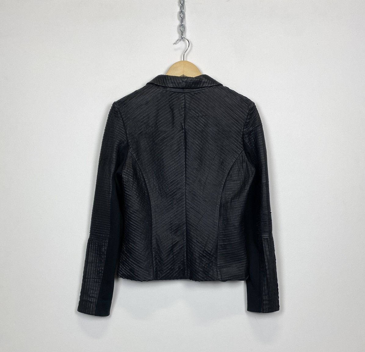 Maje Maje Leather Jacket Ladies Size L Avant-Garde Luxury Size L / US 10 / IT 46 - 13 Thumbnail