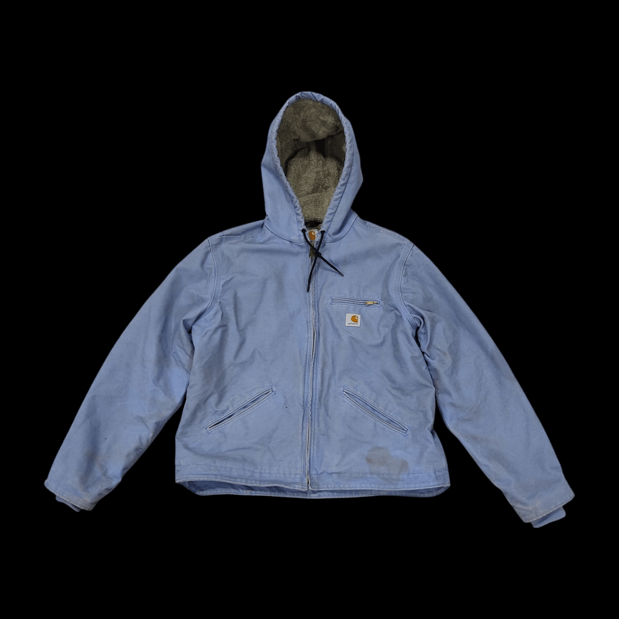 Carhartt CARHARTT Sherpa Lined Cropped Zipper Hooded Jacket Size L / US 10 / IT 46 - 1 Thumbnail