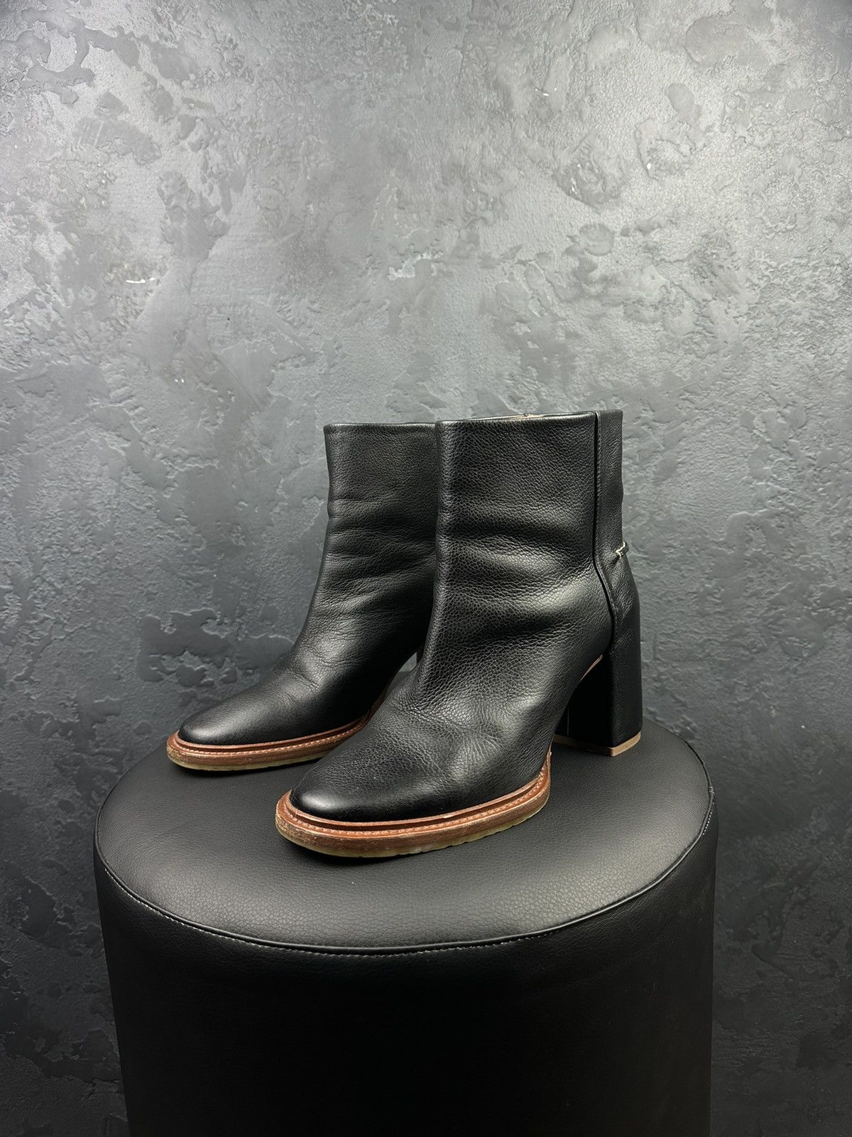 Chloe Chloe Edith Boots Leather Black Size US 7 / IT 37 - 1 Thumbnail