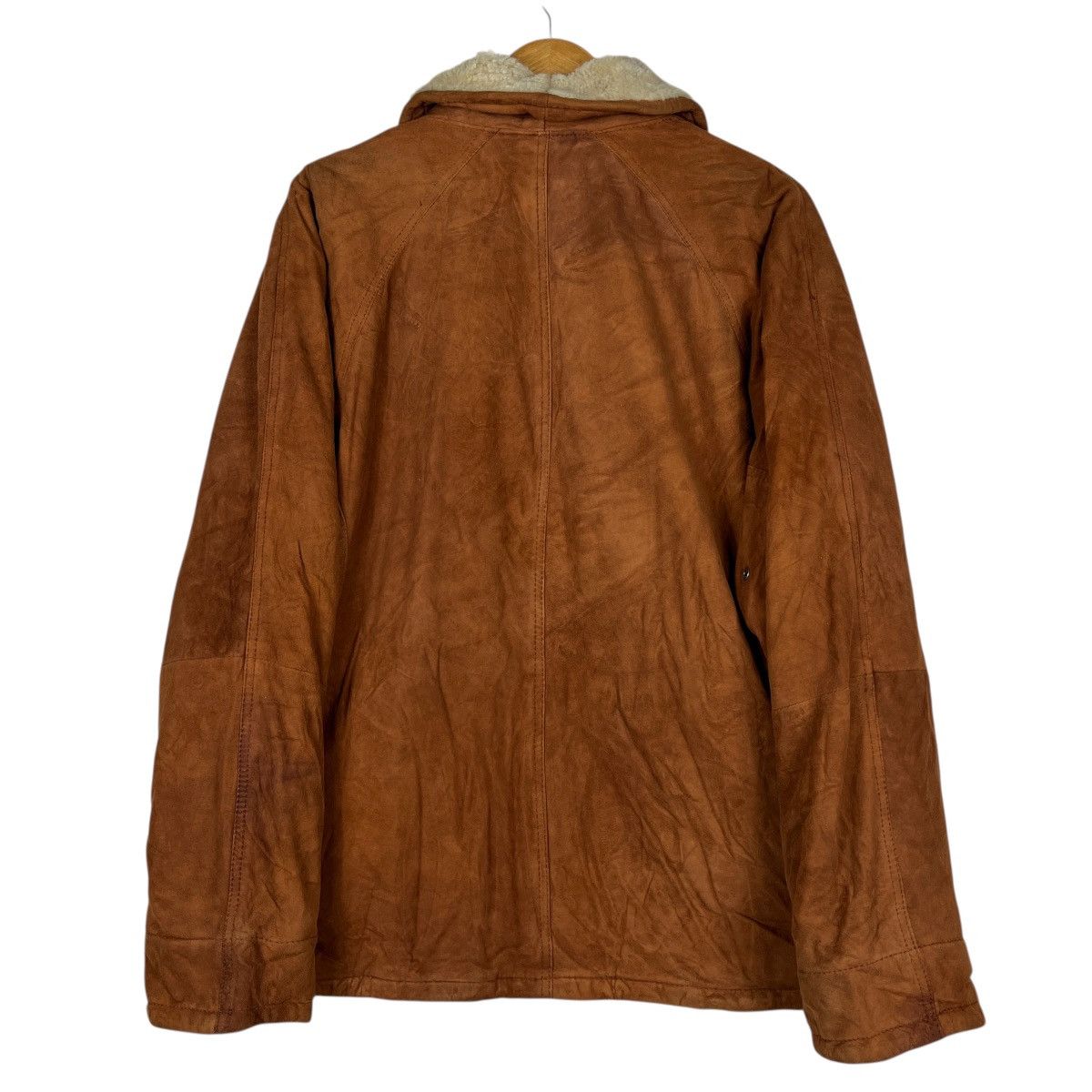 Other 🔥 Vintage Harry & Moore Sportwear Fur Trim Leather Jacket Size US M / EU 48-50 / 2 - 7 Thumbnail
