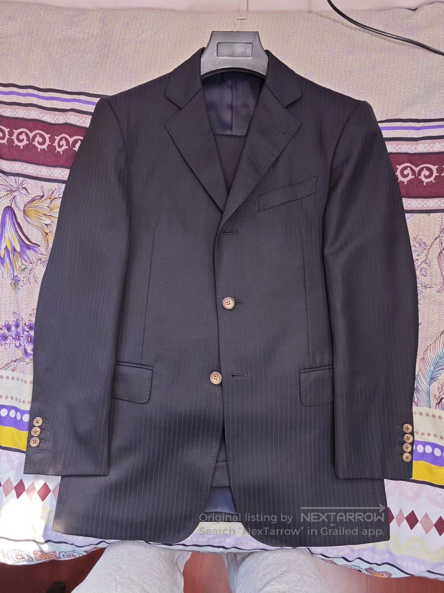 Japanese Brand Custom British Wool Suit Set. Size US M / EU 48-50 / 2 - 5 Thumbnail
