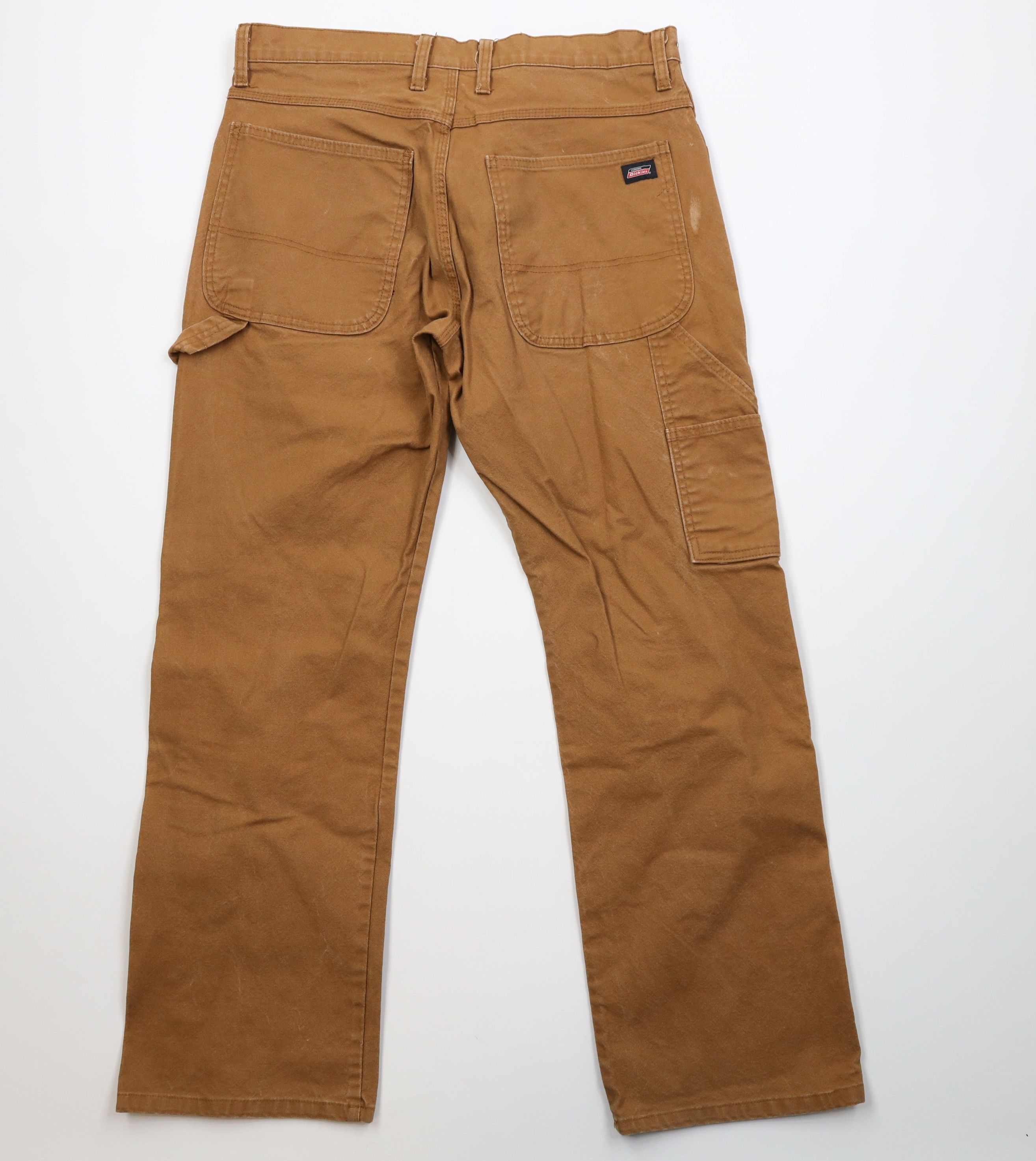 Dickies Vintage Y2K Dickies Wide Leg Dungaree Pants Duck Brown Size US 32 / EU 48 - 11 Thumbnail