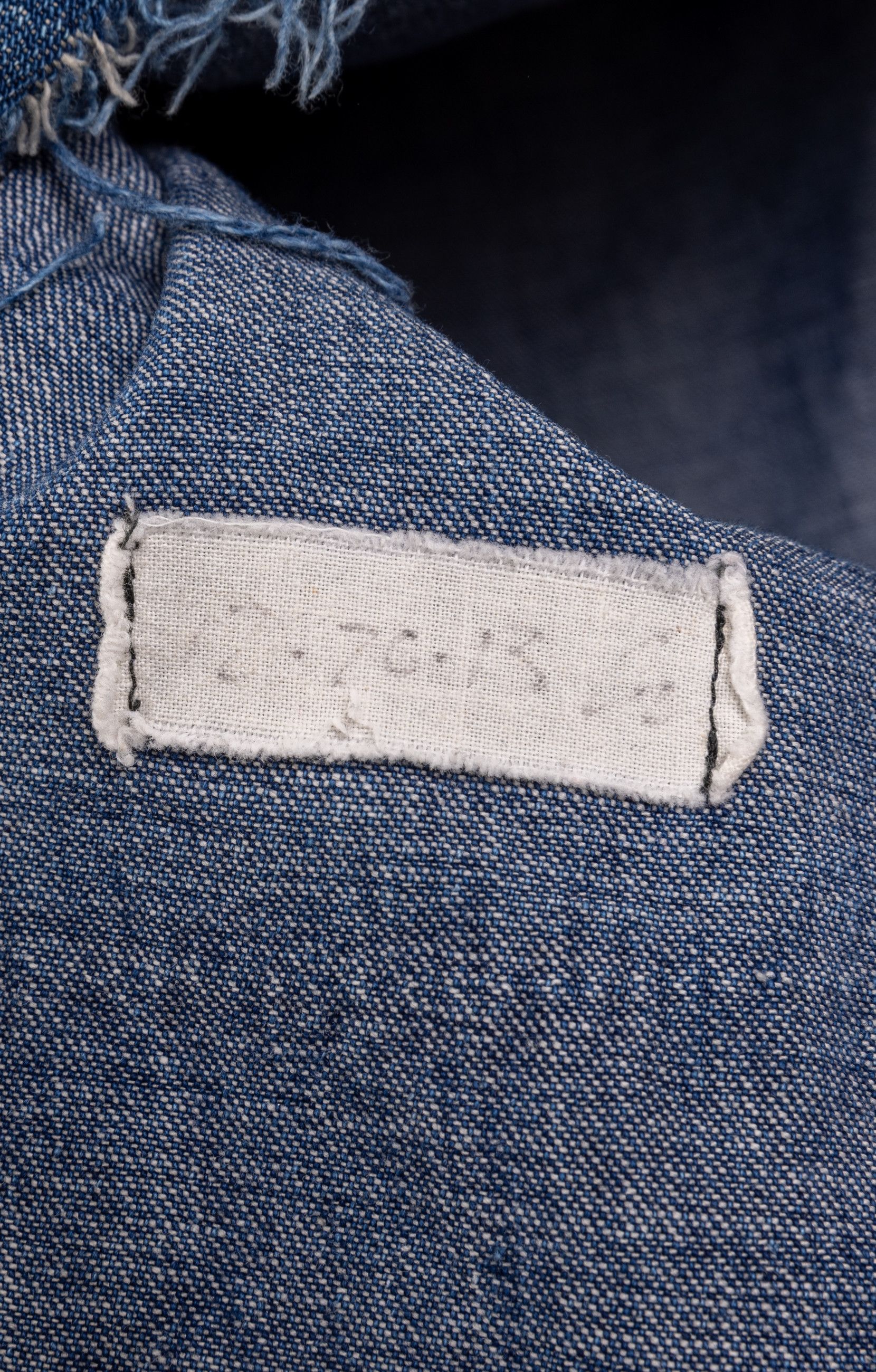 Greg Lauren Vintage denim mailbag shirt - rare! Size US S / EU 44-46 / 1 - 10 Thumbnail