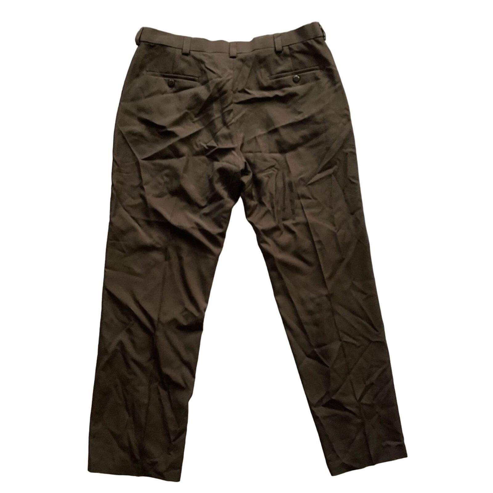 Haggar Men's Haggar® Classic Fit Flat Front Pants Size 38R - 6 Thumbnail