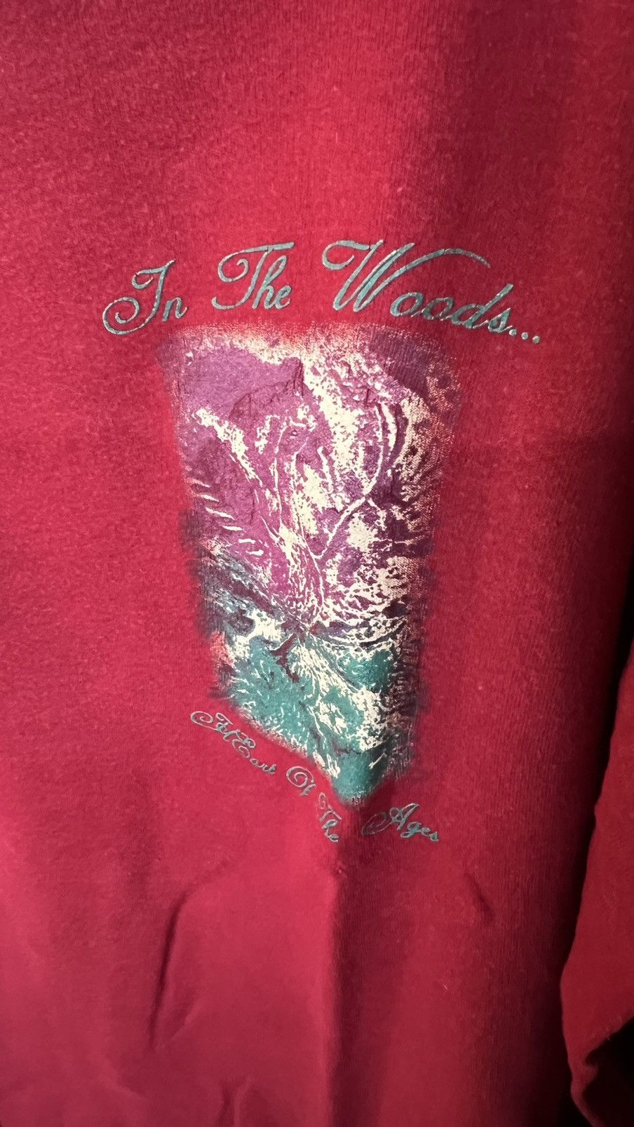 Band Tees Vintage 90s in the woods ... Heart of the Ages red shirt Size US L / EU 52-54 / 3 - 3 Thumbnail