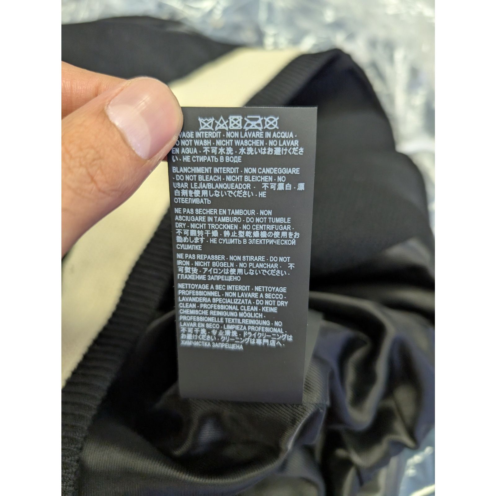 Saint Laurent Paris o1rshd1 CC20 Zipper Jacket in Black/Beige Size US M / EU 48-50 / 2 - 21 Thumbnail