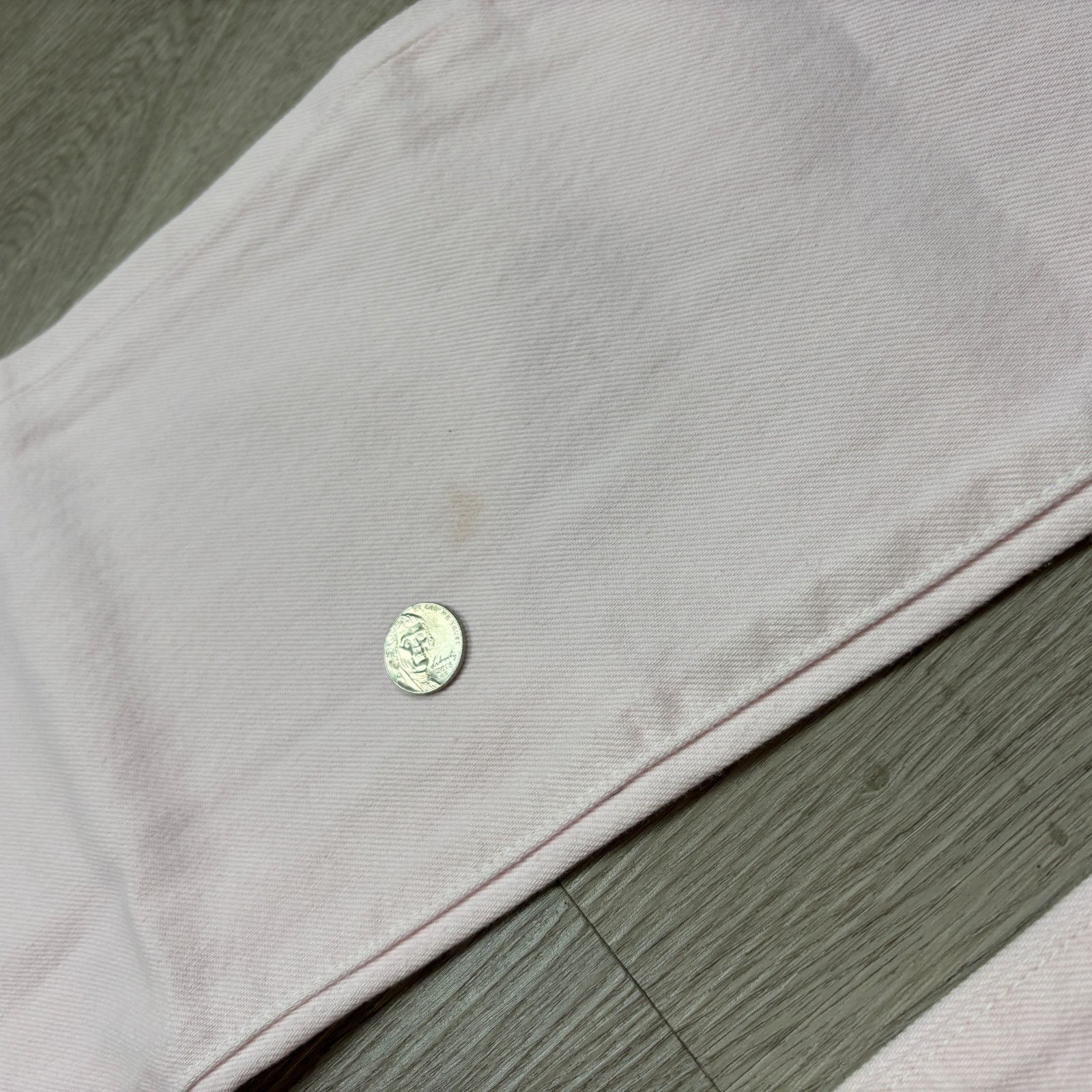 Sid Mashburn $150 Sid Mashburn Slim Straight Jeans Light Pink Men's 33x32 Size US 33 - 12 Thumbnail