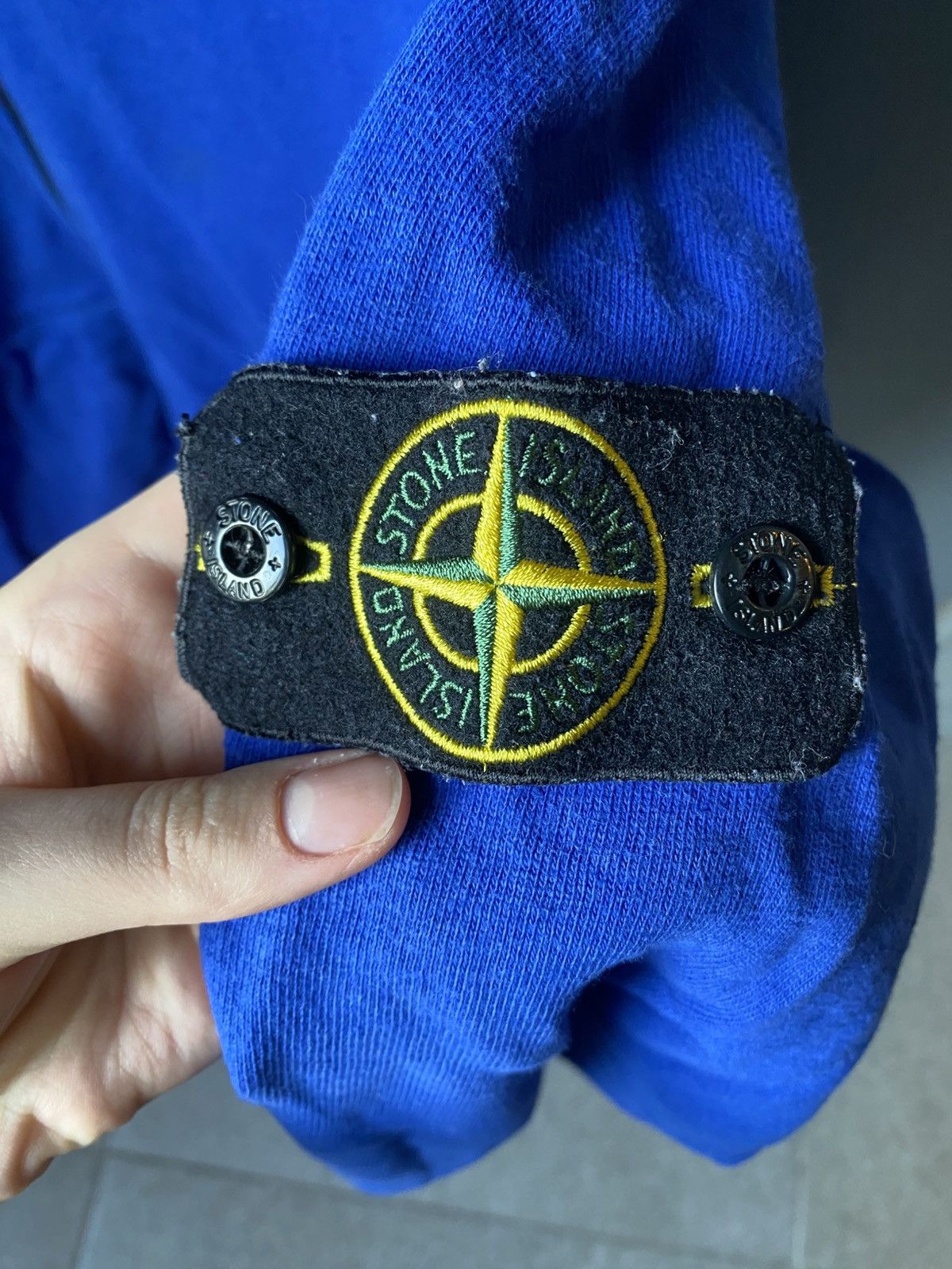 Stone Island Stone Island Royal Blue Zip Hoodie SS16 - Rare Size 3XL Size US XL / EU 56 / 4 - 2 Thumbnail