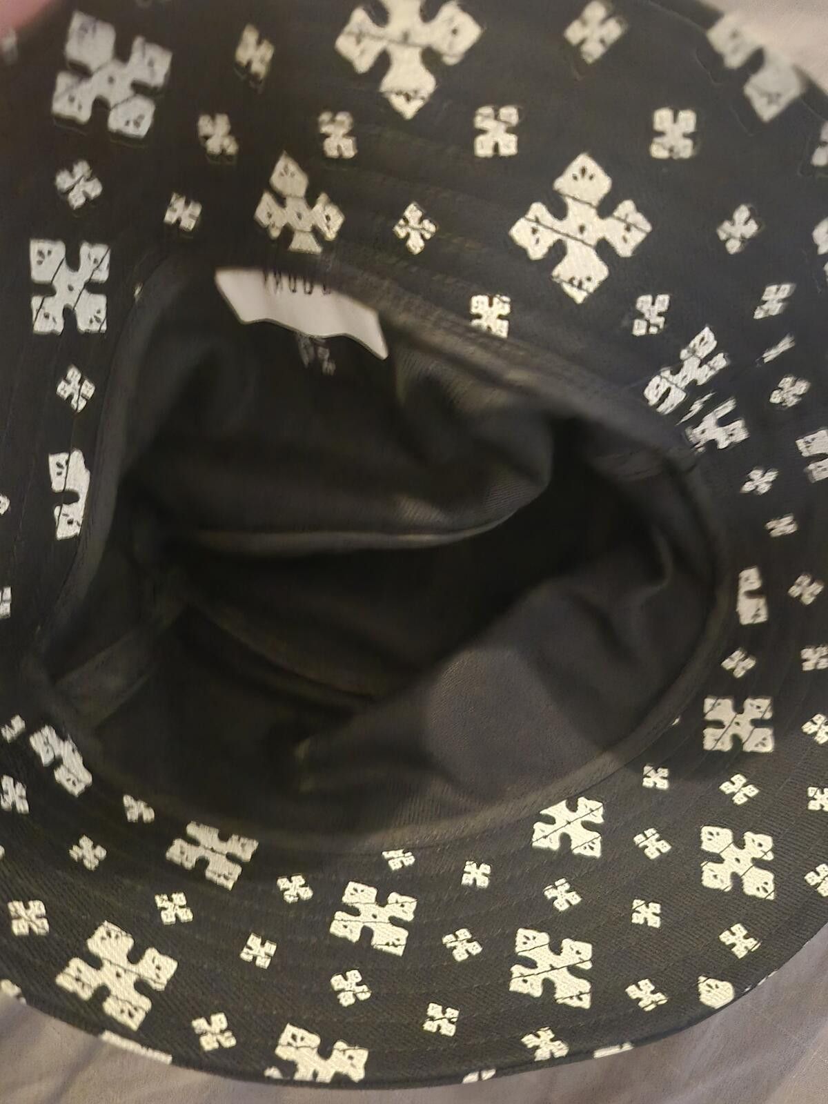 Rhude Rhude Black/White Bandana Bucket Hat Size ONE SIZE - 4 Thumbnail