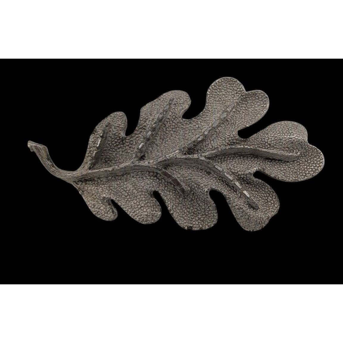 Other Vintage Cottagecore Oak Leaf Brooch Textured Silver Tone Size ONE SIZE - 1 Thumbnail