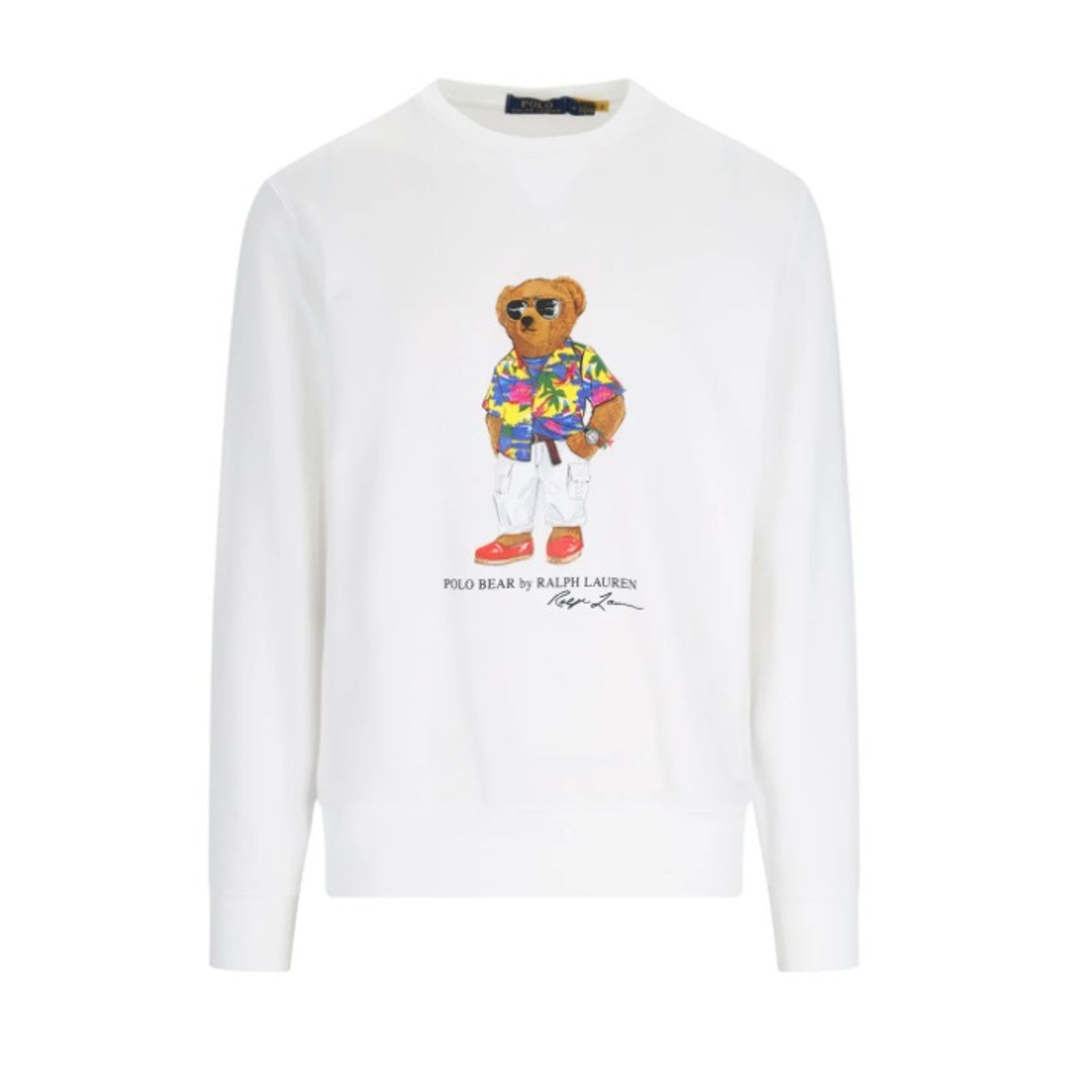 Polo Ralph Lauren Polo Ralph Lauren Men's White Fleece Sweatshirt Size 3XLT Size US XXL / EU 58 / 5 - 4 Thumbnail