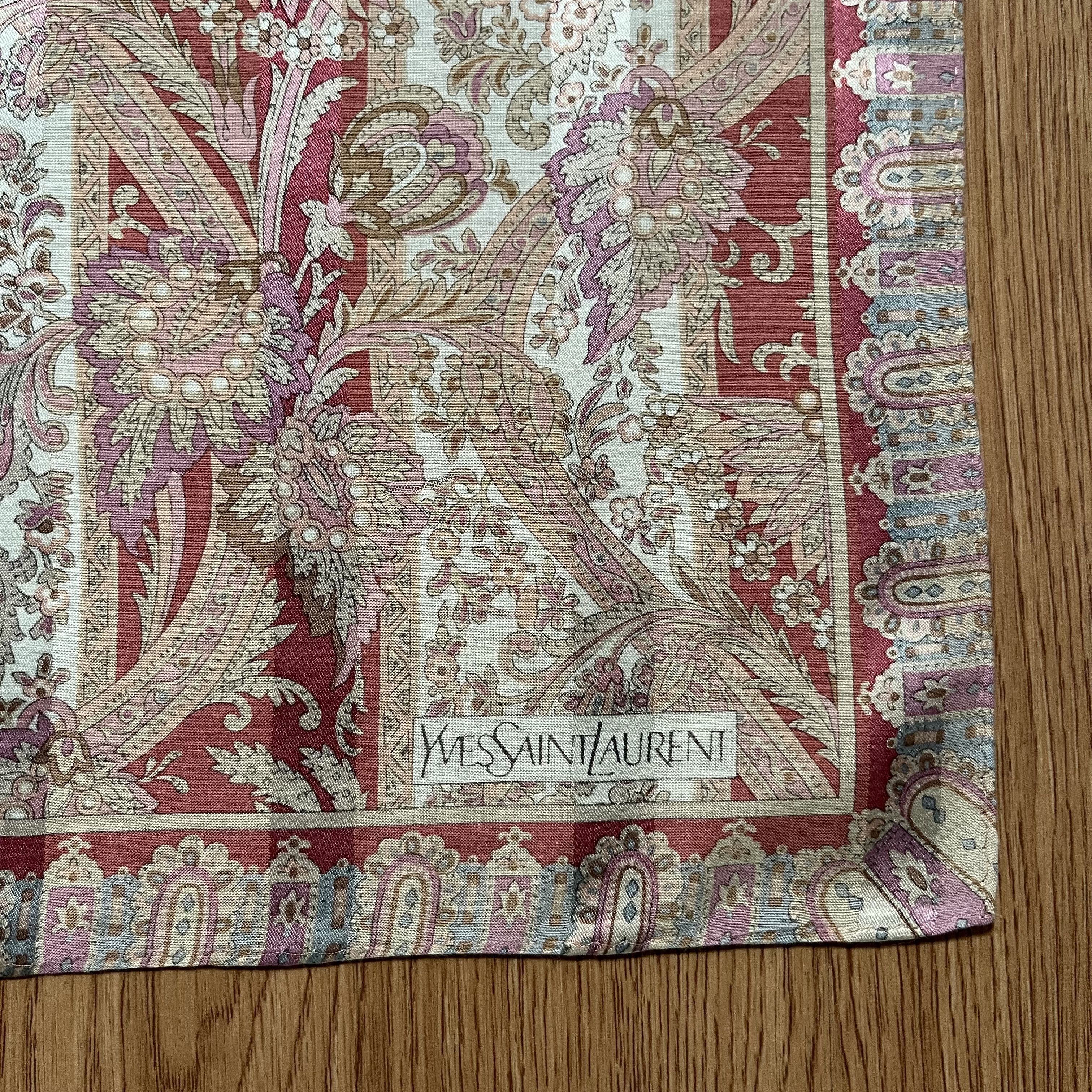 Yves Saint Laurent Vintage Yves Saint Laurent Handkerchief Size ONE SIZE - 2 Thumbnail