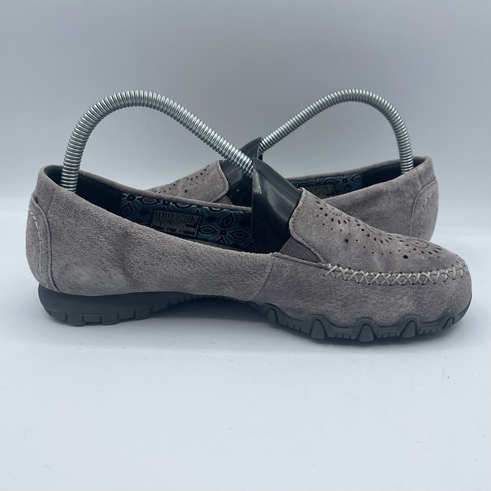 SKECHERS Skechers Relaxed Bikers Traffic Loafers Flats Charcoal 7.5 Size US 7.5 / IT 37.5 - 4 Thumbnail