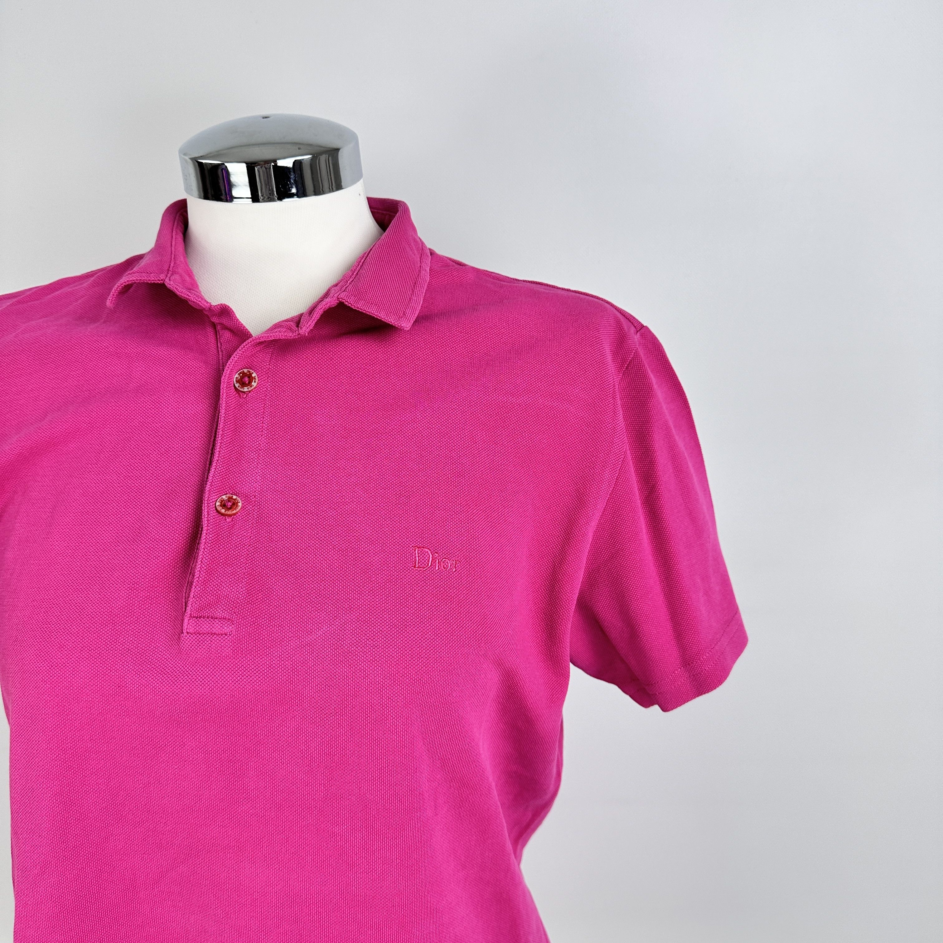 Christian Dior Monsieur Polo Christian Dior Logo Ricamato – 48 IT Size US M / EU 48-50 / 2 - 2 Thumbnail