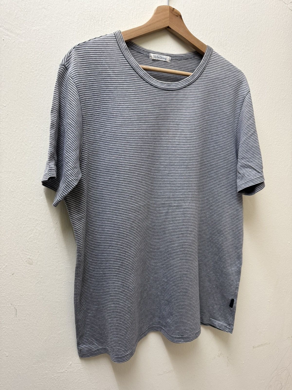 Y's Vintage Y’s for Living Yohji Yamamoto Stripes Tshirt Size US XL / EU 56 / 4 - 2 Thumbnail