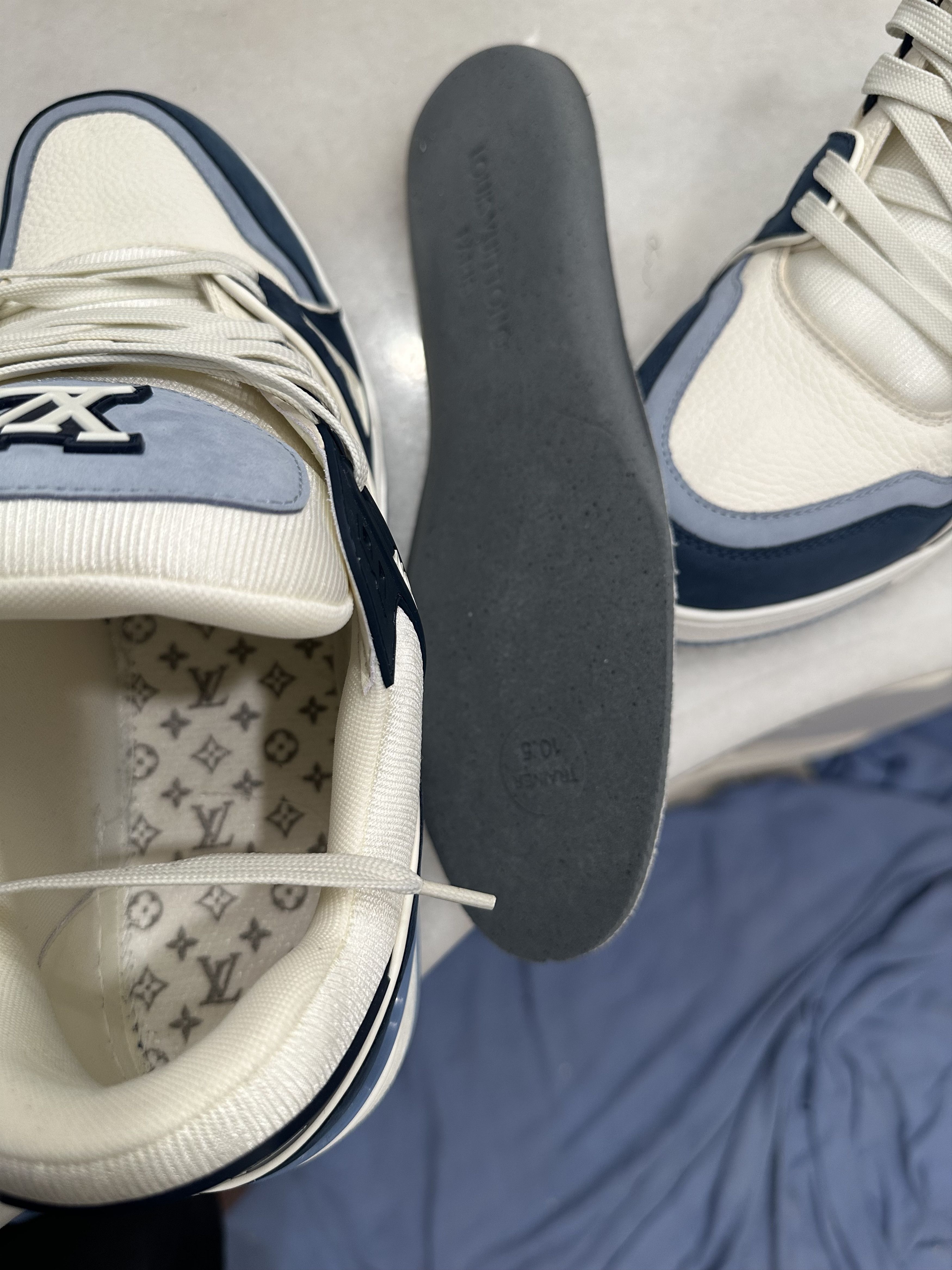 Louis Vuitton Lv trainer Size US 12 / EU 45 - 8 Thumbnail
