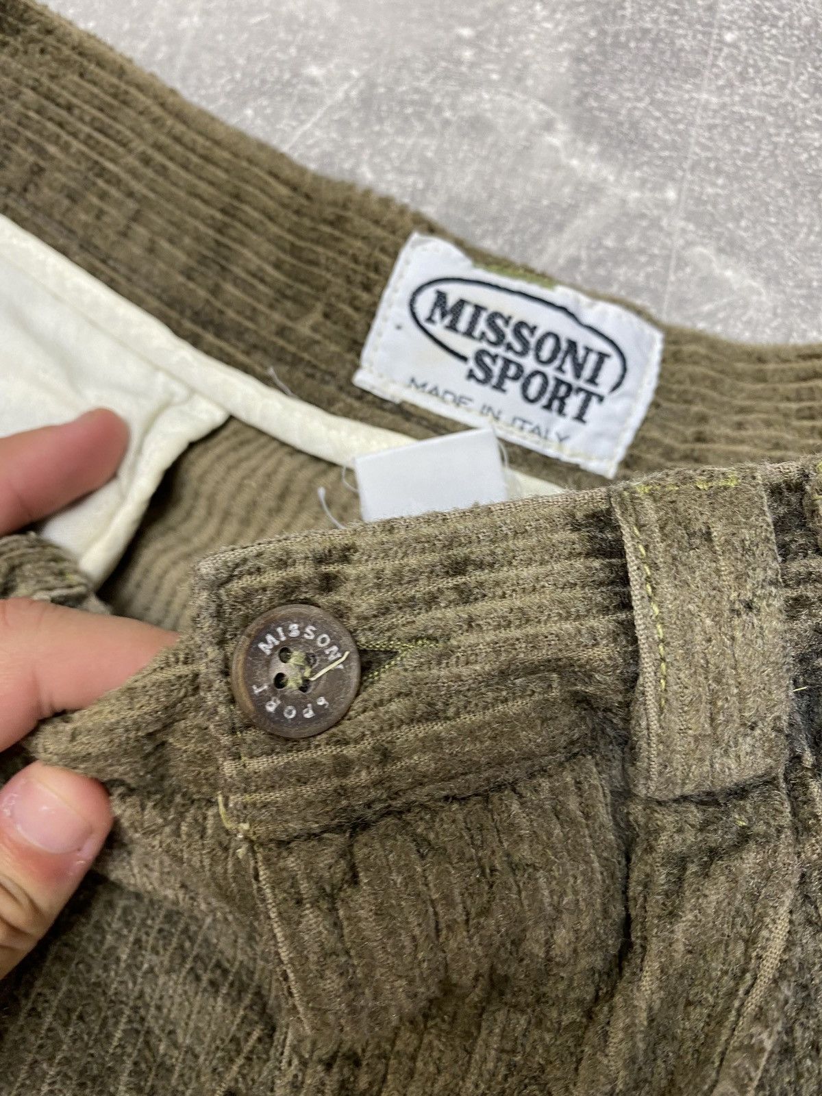 Missoni × Vintage MISSONI Sport Vintage Corduroy Trousers Pants Size US 32 / EU 48 - 23 Thumbnail