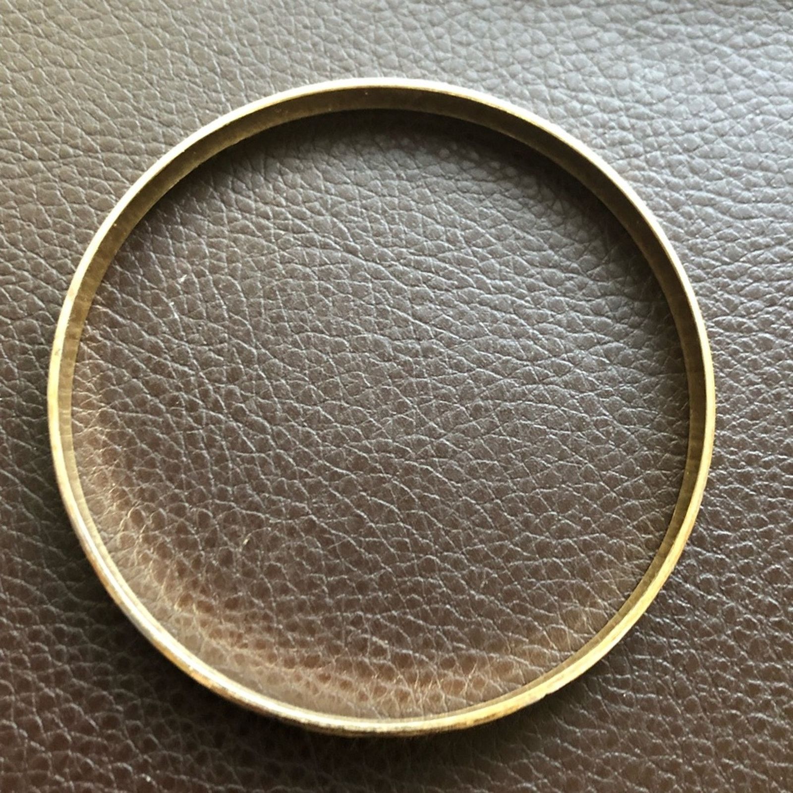 Jewelry Tri-tone 18kt vermeil diamond cut satin finish bangle Size ONE SIZE - 8 Thumbnail