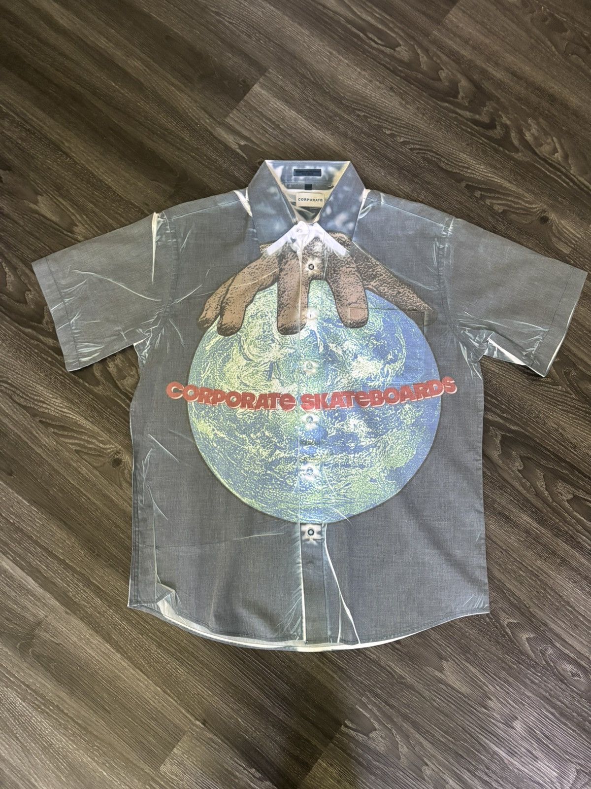 Vintage Corporate skateboards button up Size US L / EU 52-54 / 3 - 3 Thumbnail
